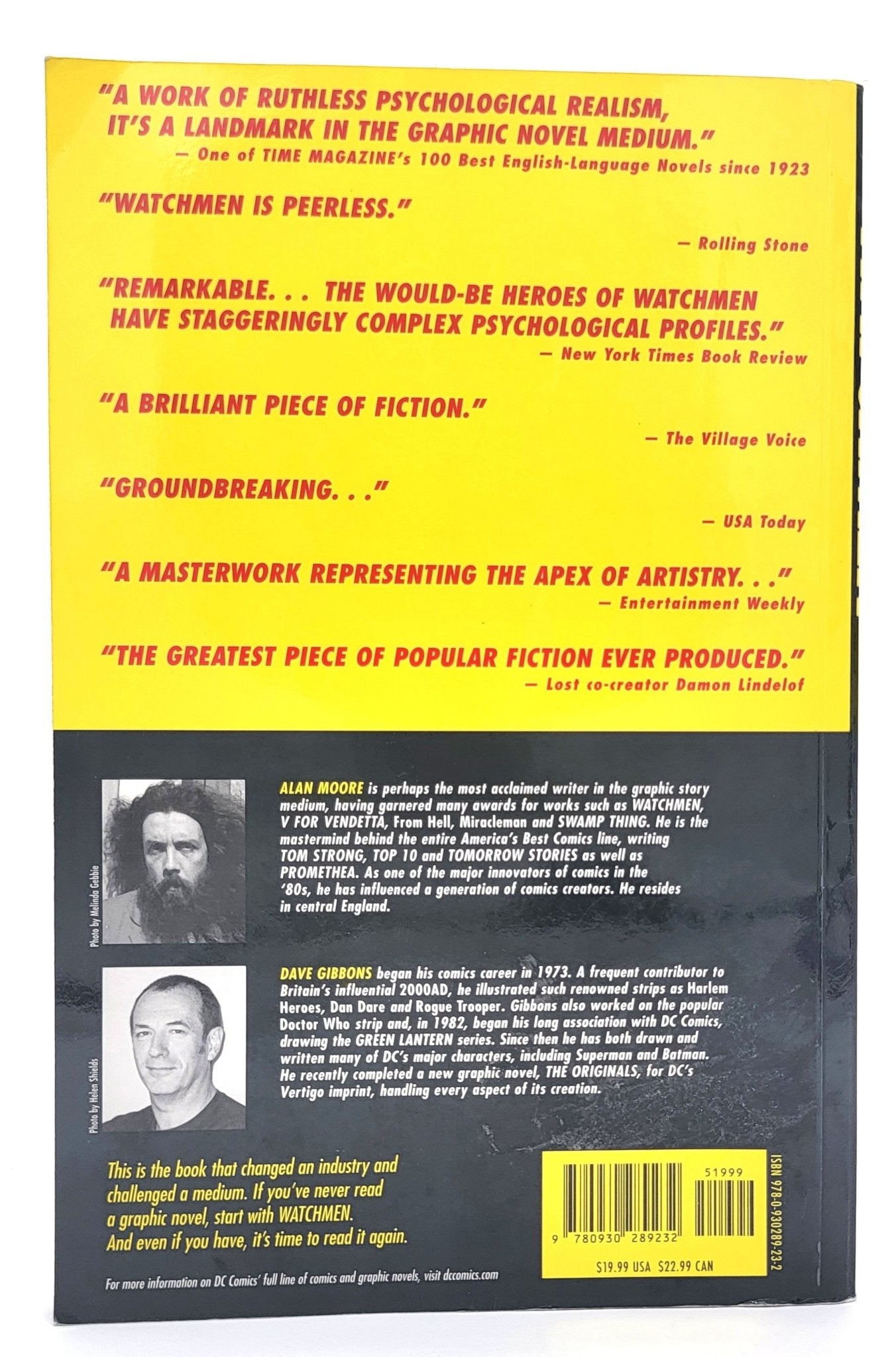 DC Comics - Watchmen - One of Time Magazine's 100 Best Novels - Paperback Book - Comics - Steady Bunny Shop