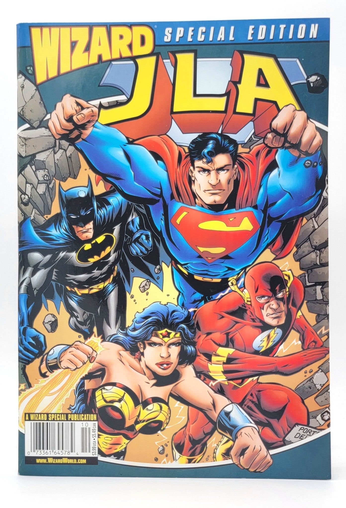 Wizard Entertainment - Wizard Special Edition JLA 7.5 - The Magazine of Comics 1998 - Entertainment Magazine - Steady Bunny Shop