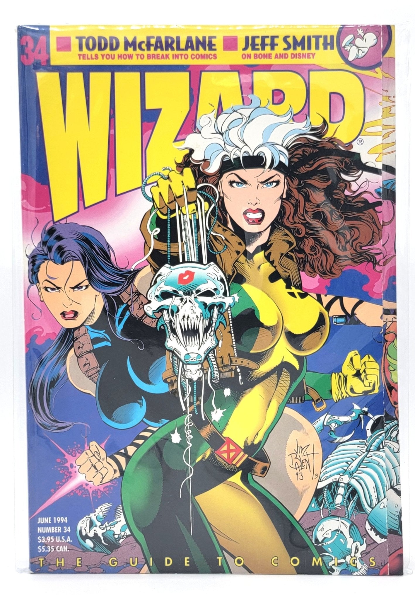 Wizard Entertainment - Wizard The Guide to Comics # 34 / The Magazine of Comics - June 1994 - Entertainment Magazine - Steady Bunny Shop