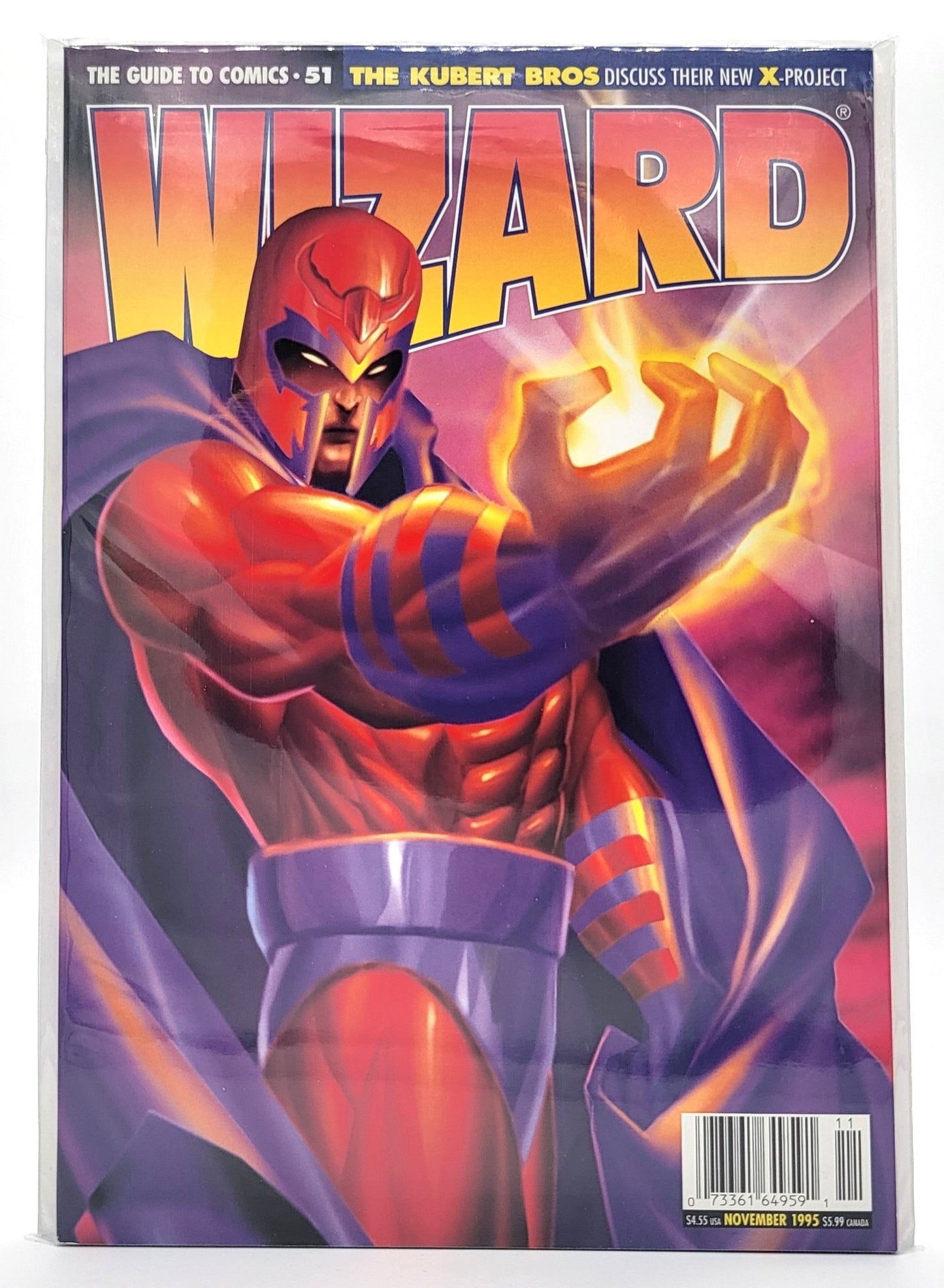 Wizard Entertainment - Wizard The Guide to Comics #51 - The Magazine of Comics / Nov 1995 - Entertainment Magazine - Steady Bunny Shop