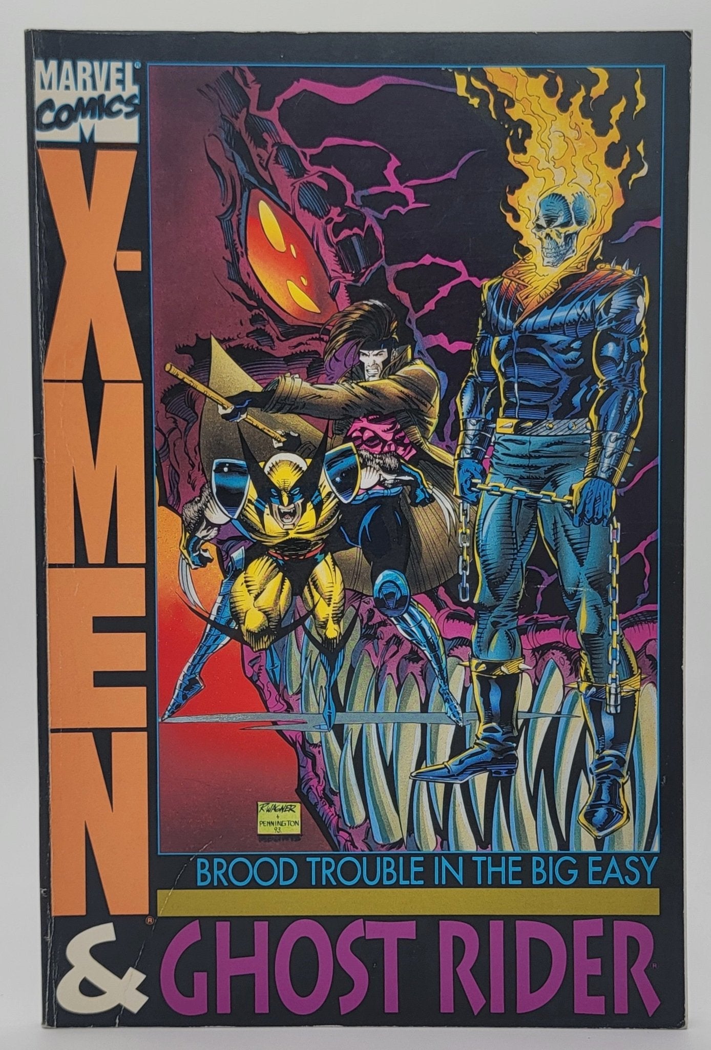 Marvel Comics - X - Men & Ghost Rider - Blood Trouble in the Big Easy / Marvel Comics - 1993 - Comic Book - Steady Bunny Shop