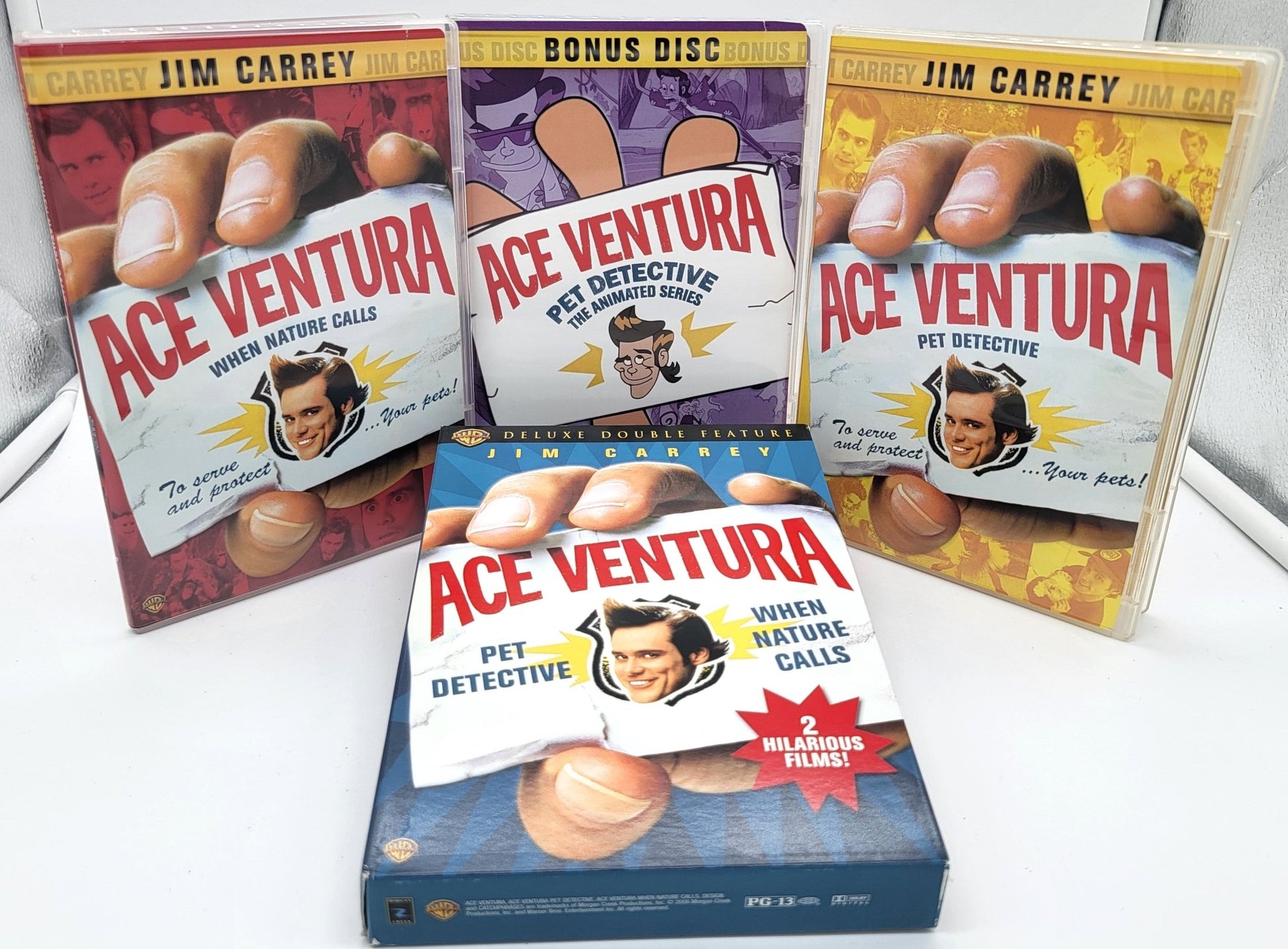 Sony Pictures Home Entertainment - Ace Venture - Pet Detective & When Nature Calls | DVD | Deluxe Double Feature & Bonus Disk - DVD - Steady Bunny Shop