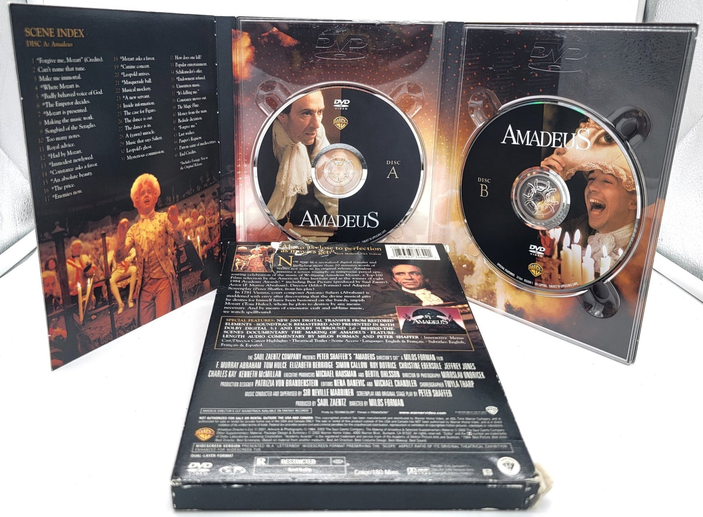 Warner Brothers - Amadeus | DVD | Director's Cut - 2 Disc Special Edition - DVD - Steady Bunny Shop