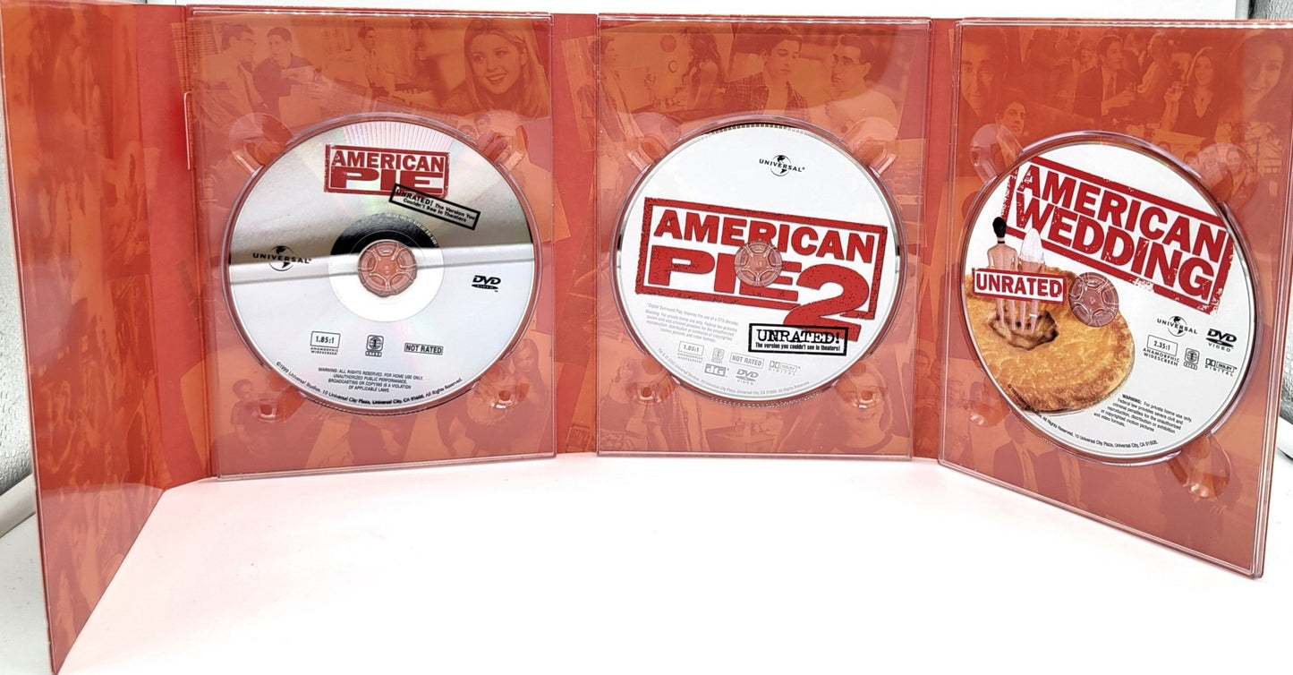 Universal Pictures Home Entertainment - American Pie 3 Movie Pie Pack | DVD | Unrated - The Franchise Collection | Widescreen - DVD - Steady Bunny Shop