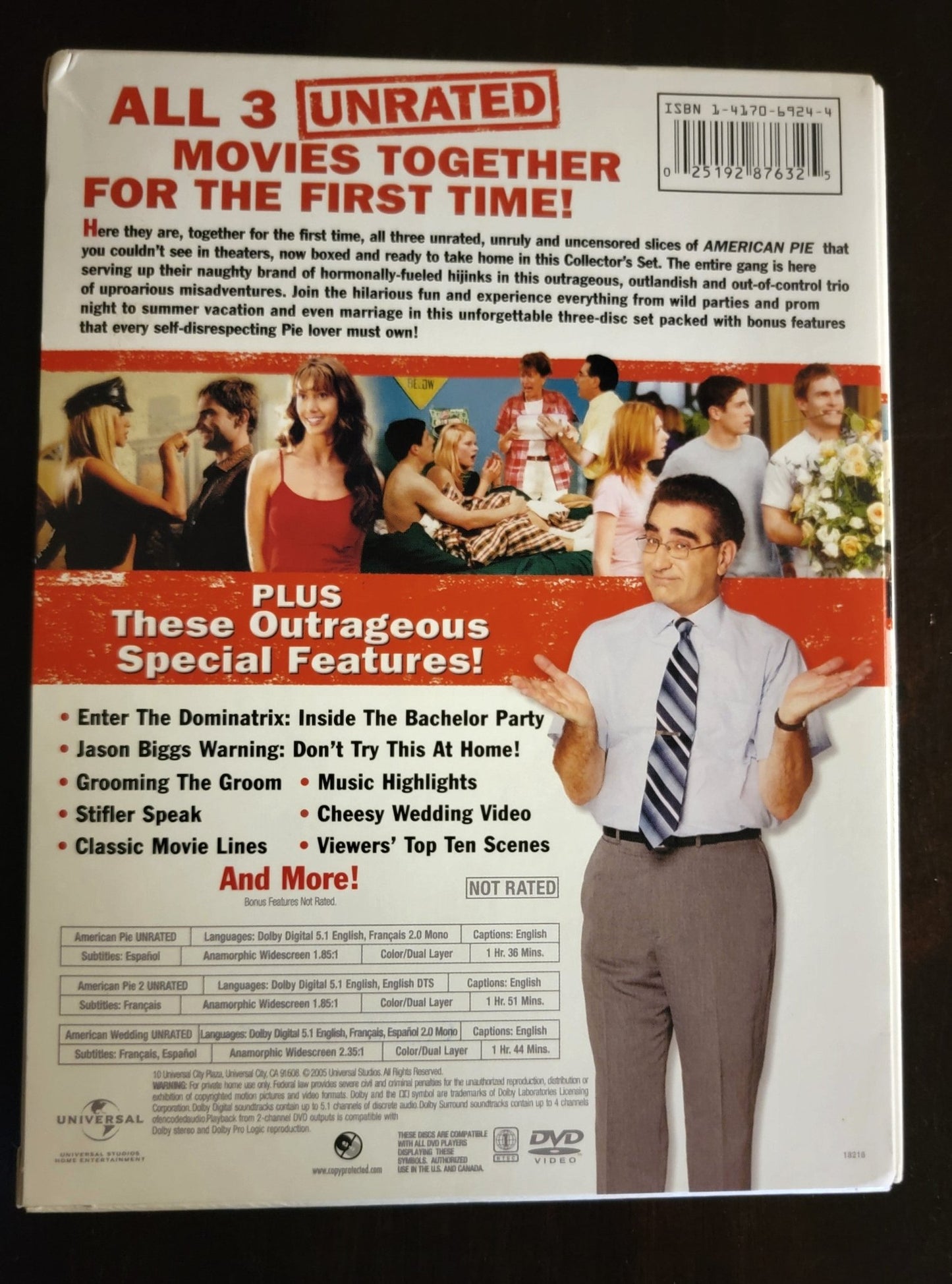 Universal Pictures Home Entertainment - American Pie 3 Movie Pie Pack | DVD | Unrated - The Franchise Collection | Widescreen - DVD - Steady Bunny Shop