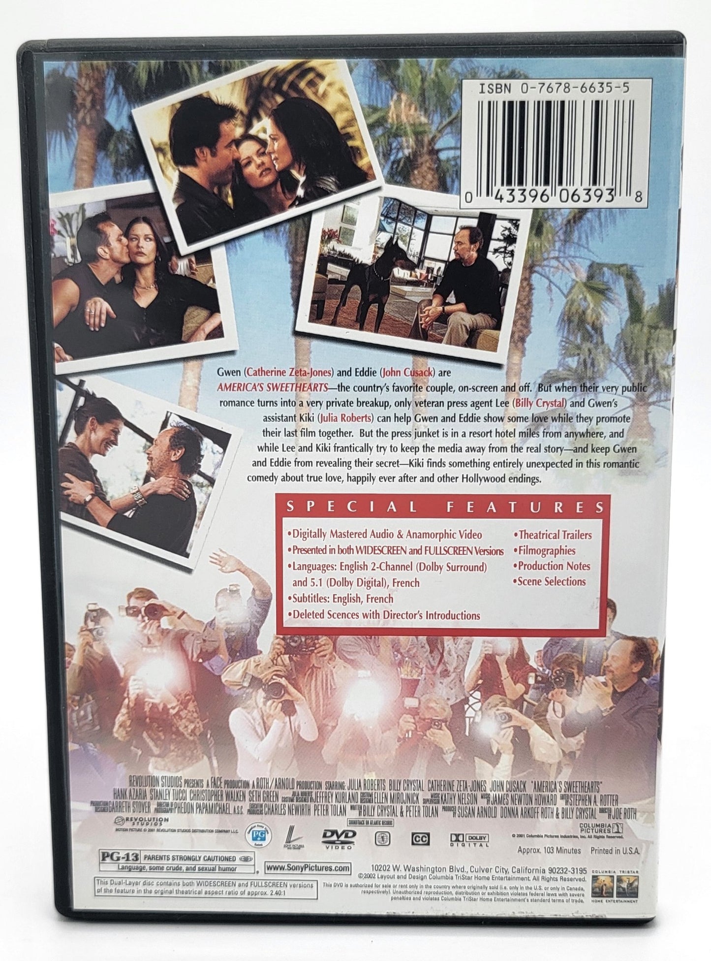 Columbia Pictures - America's Sweethearts | DVD | Widescreen & Fullscreen - DVD - Steady Bunny Shop