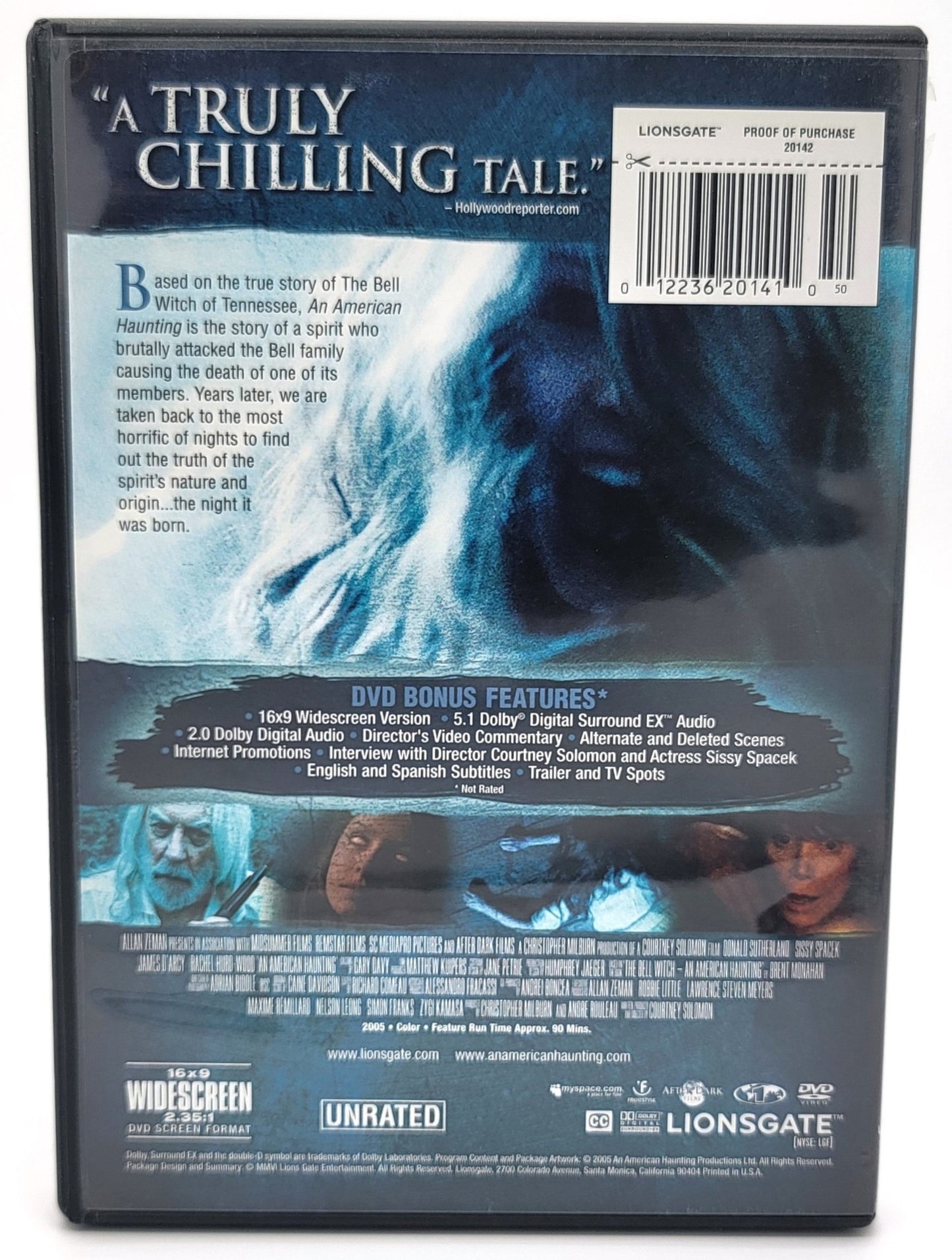 Lionsgate Home Entertainment - An American Haunting | DVD | Unrated Edition - Based on the Terrifying True Story - DVD - Steady Bunny Shop