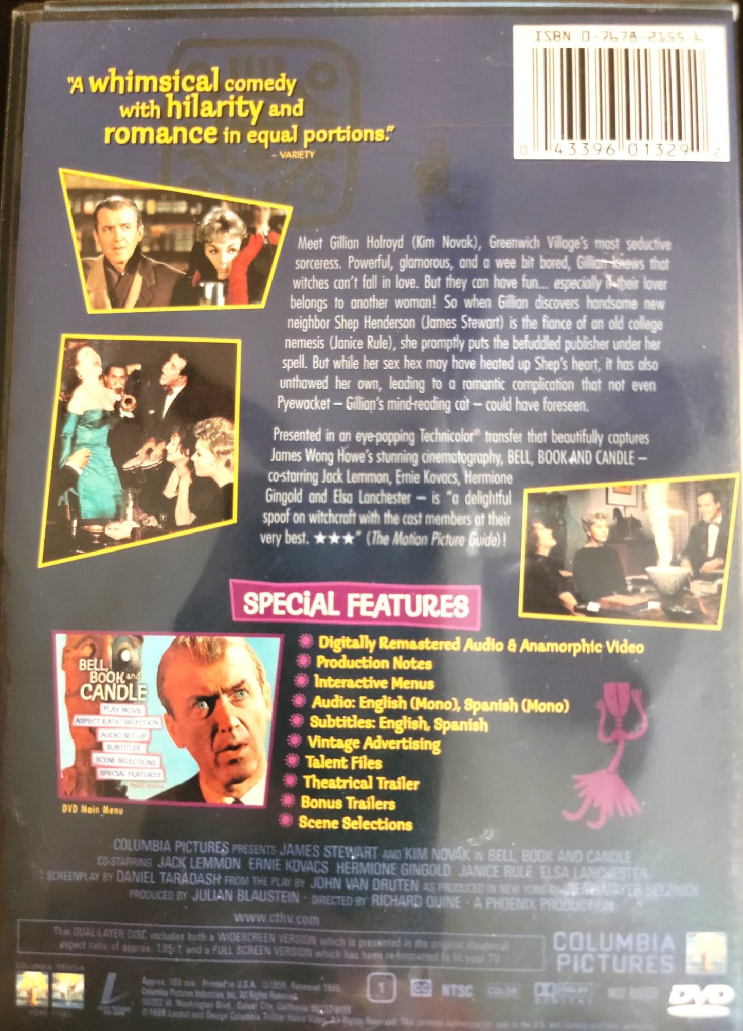 Columbia Classics - Bell Book and Candle | DVD | Widescreen - DVD - Steady Bunny Shop