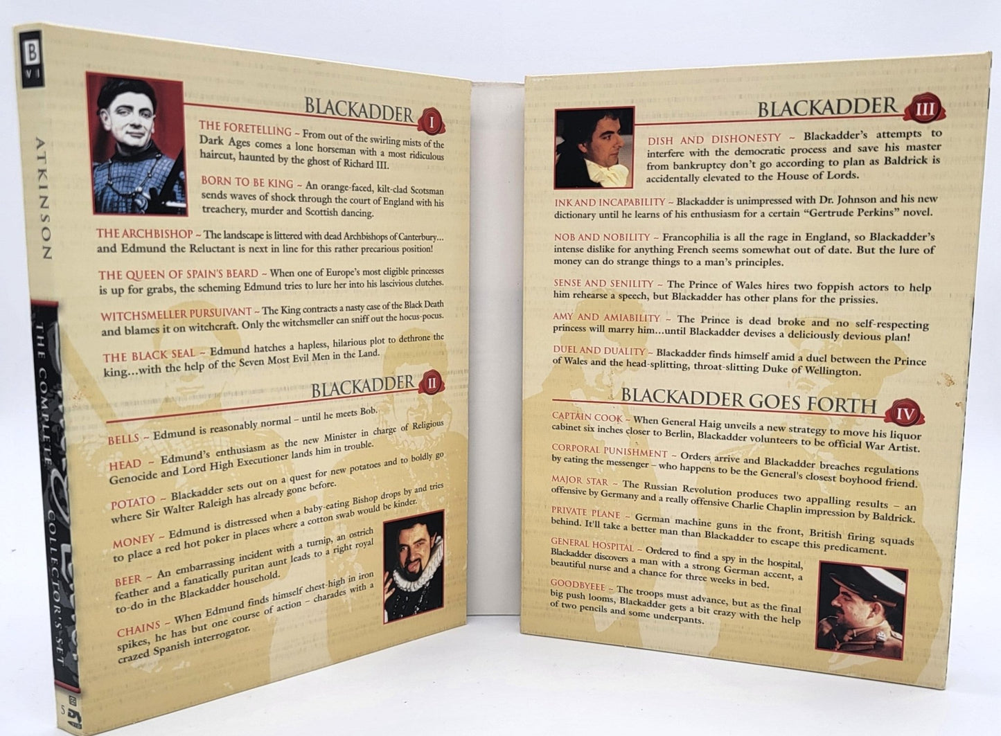 BBC Warner - Black Adder | DVD | The Complete Collector's Set - DVD - Steady Bunny Shop