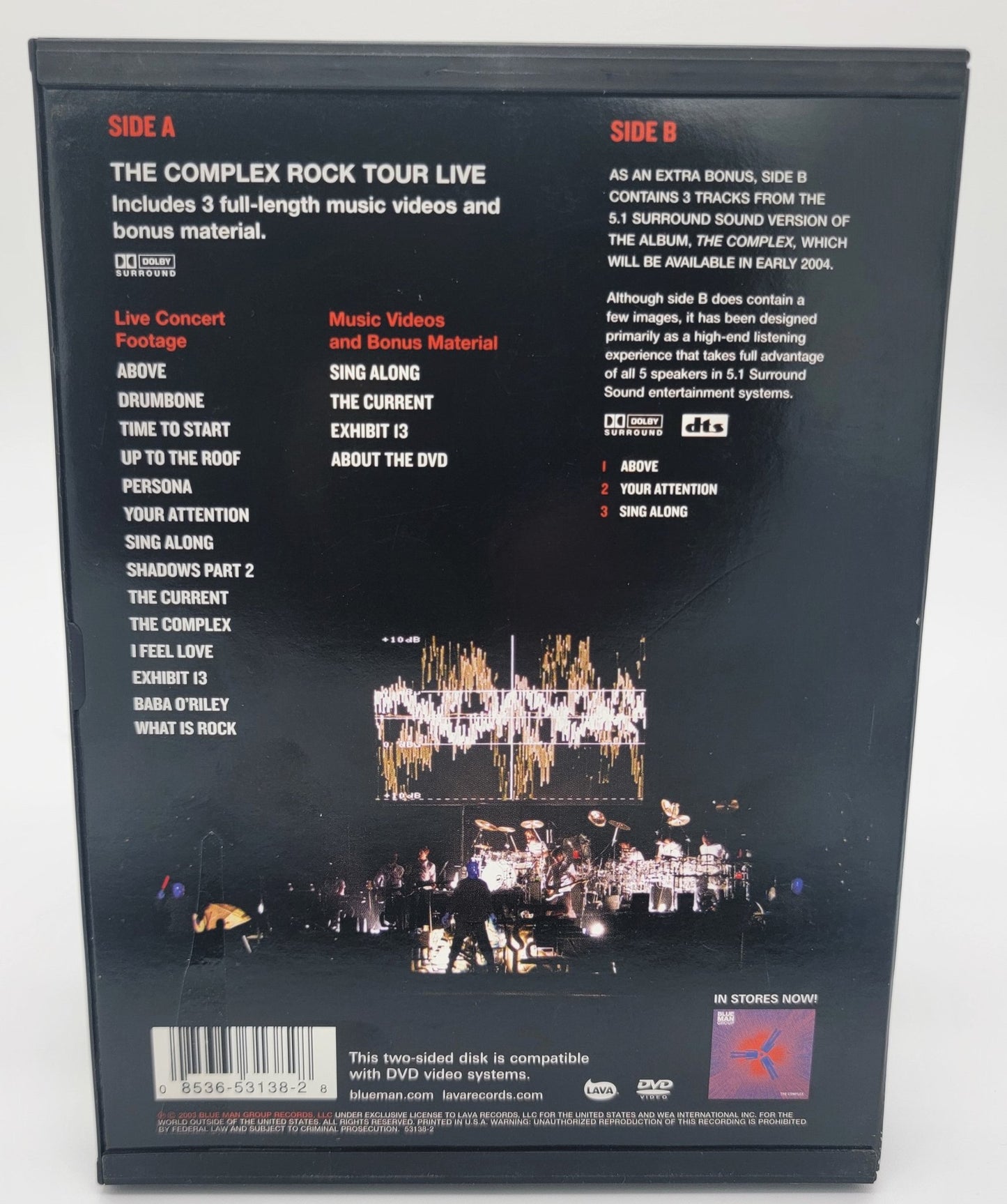 Blue Man Group - Blue Man Group | DVD | The Complex Rock Tour Live - DVD - Steady Bunny Shop