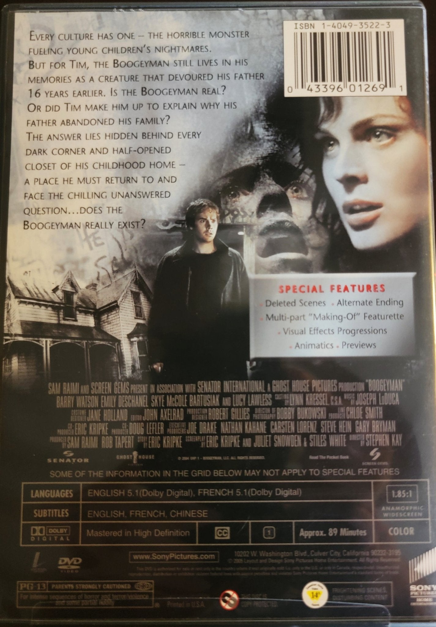 Sony Pictures Home Entertainment - Boogeyman | Special Edition | Widescreen - DVD - Steady Bunny Shop