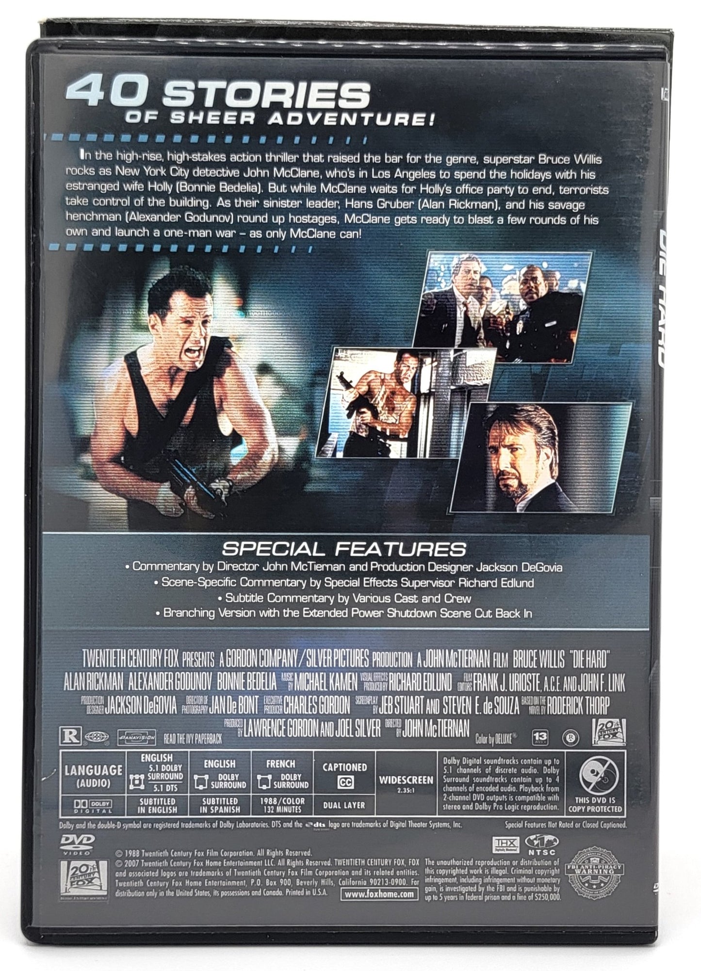20th Century Fox Home Entertainment - Bruce Willis Die Hard Collection | DVD | Widescreen - 3 Full Movies with Special Features - DVD - Steady Bunny Shop