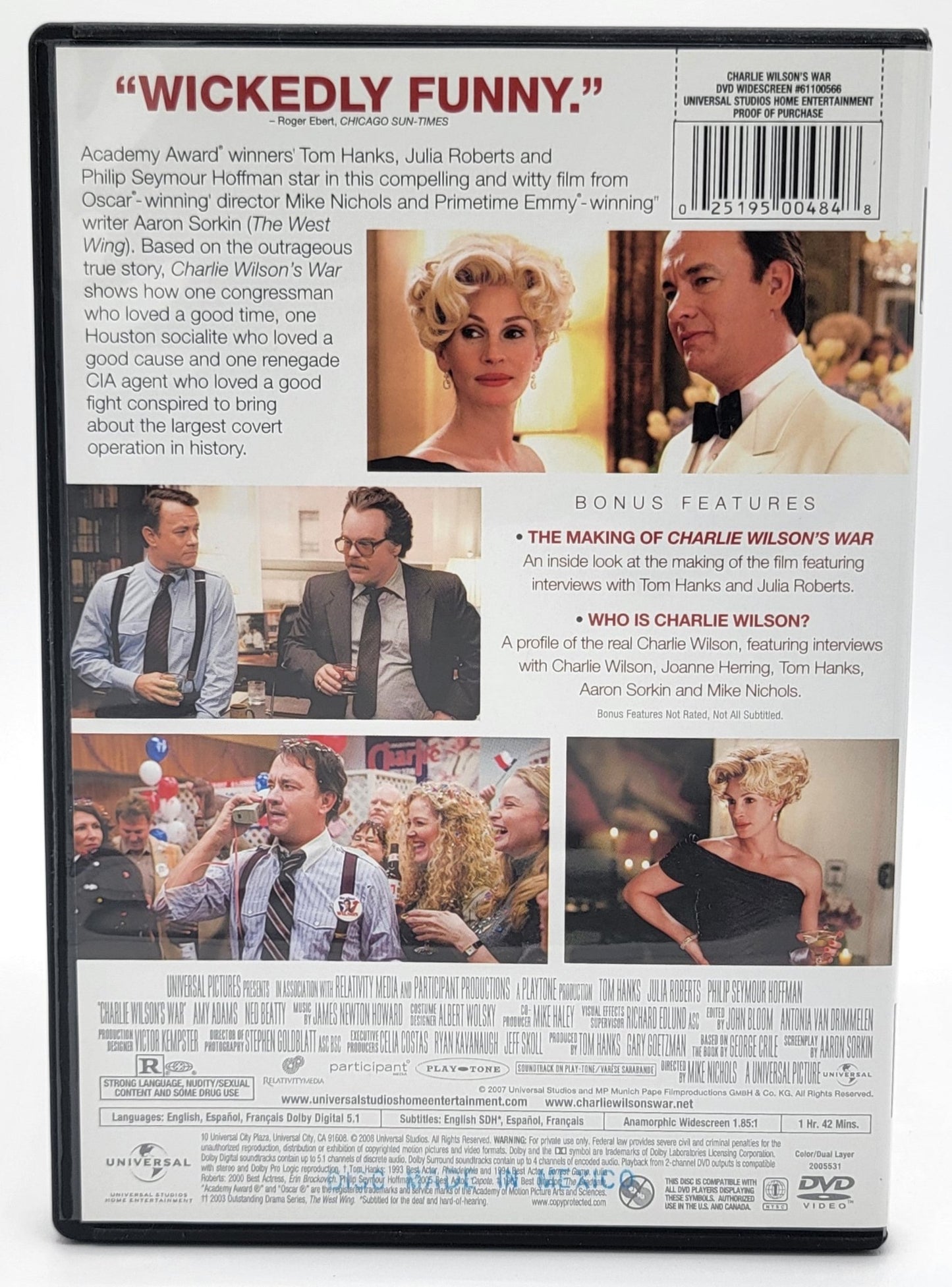 Universal Studios Home Entertainment - Charlie Wilson's War | DVD | Widescreen - DVD - Steady Bunny Shop