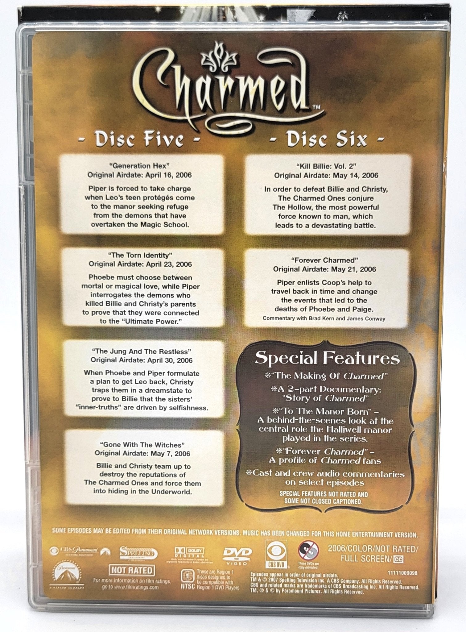 20th Century Fox Home Entertainment - Charmed | DVD | The Complete Eighth and Final Season - DVD - Steady Bunny Shop