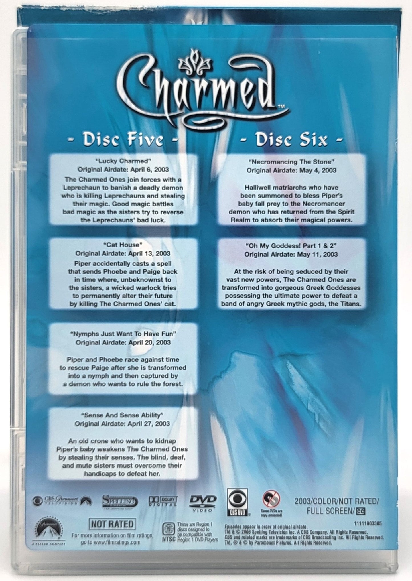 Paramount Pictures Home Entertainment - Charmed | DVD | The Complete Fifth Season - DVD - Steady Bunny Shop