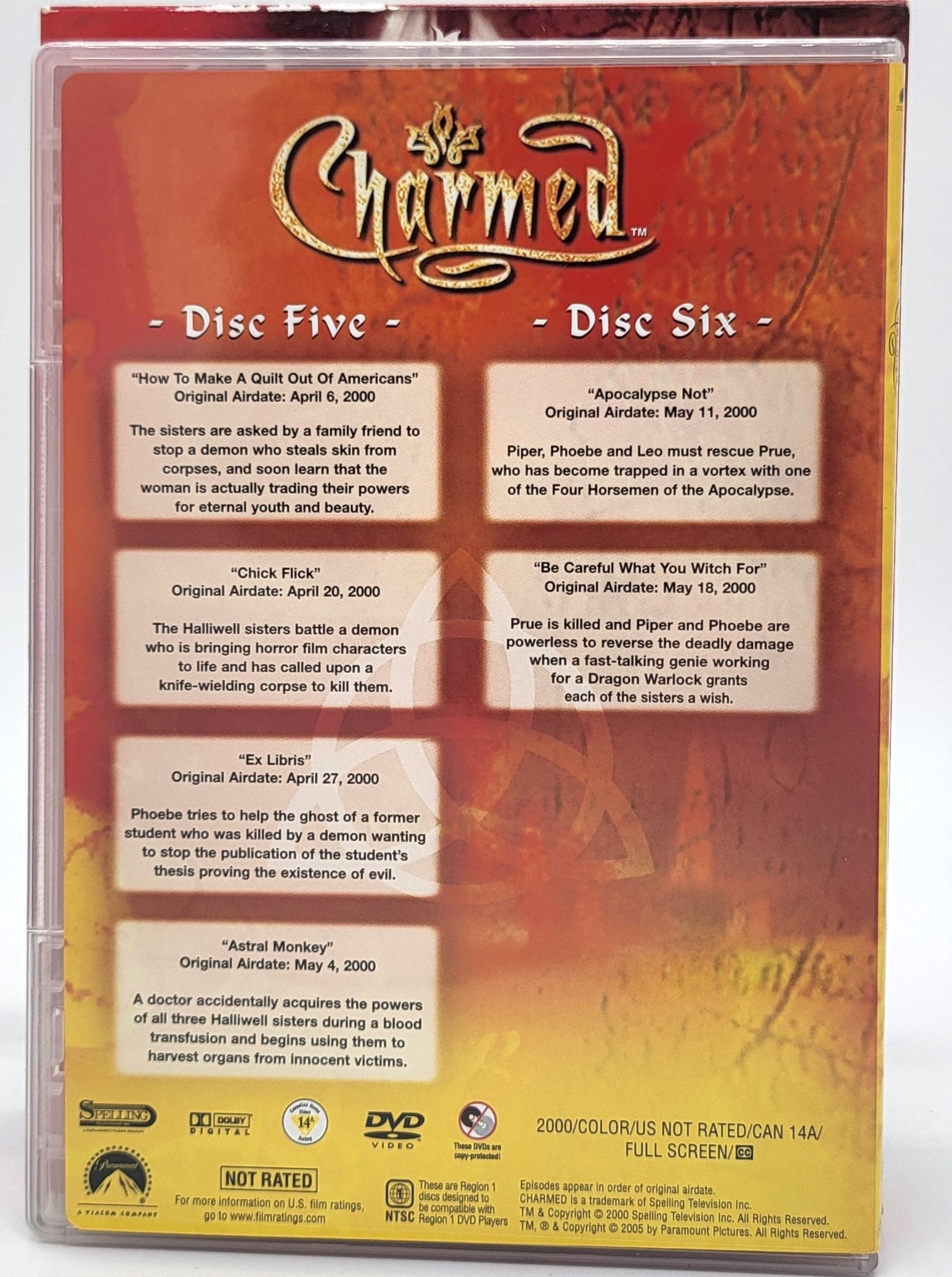 Paramount Pictures Home Entertainment - Charmed | DVD | The Complete Second Season - DVD - Steady Bunny Shop