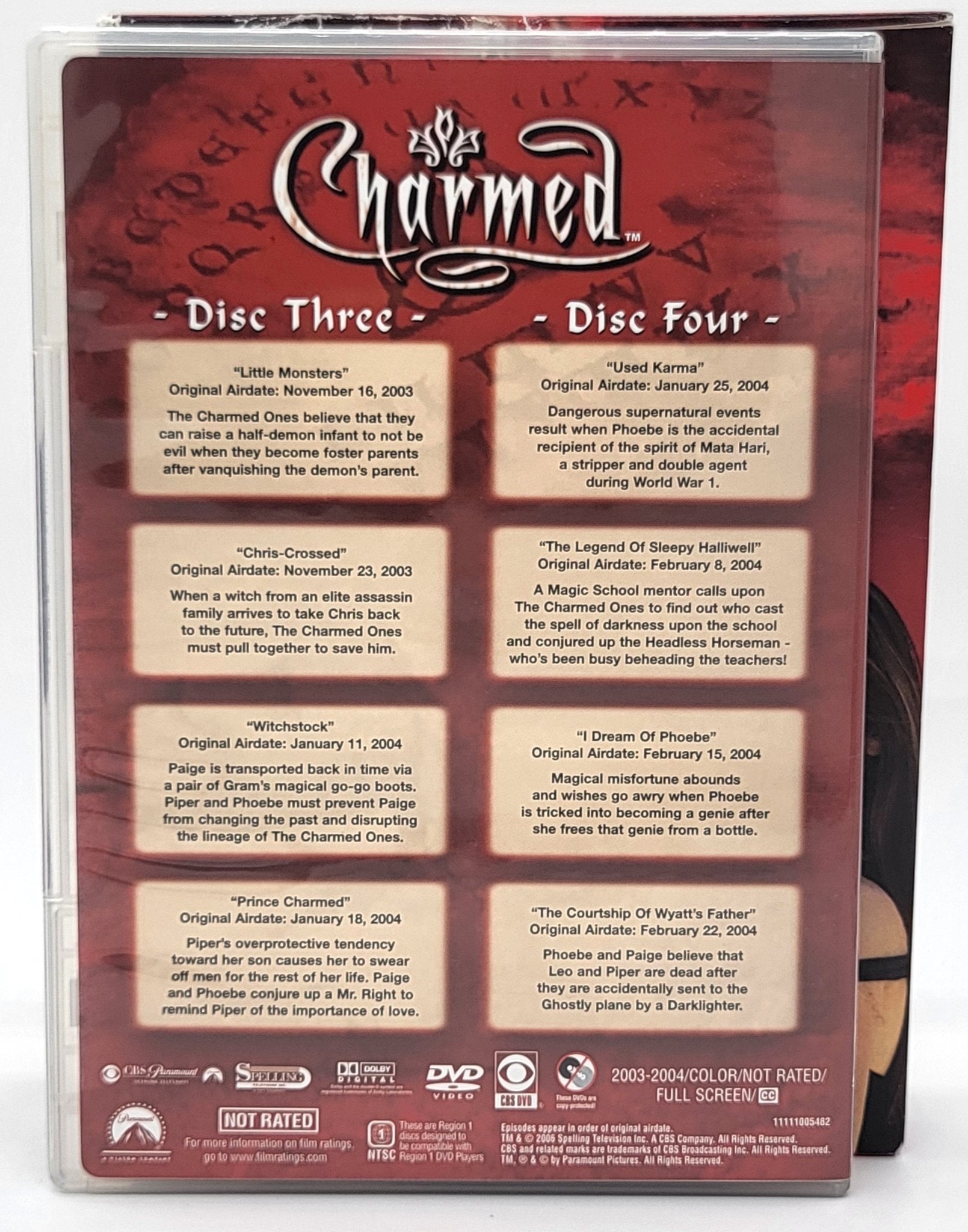 Paramount Pictures Home Entertainment - Charmed | DVD | The Complete Sixth Season - DVD - Steady Bunny Shop