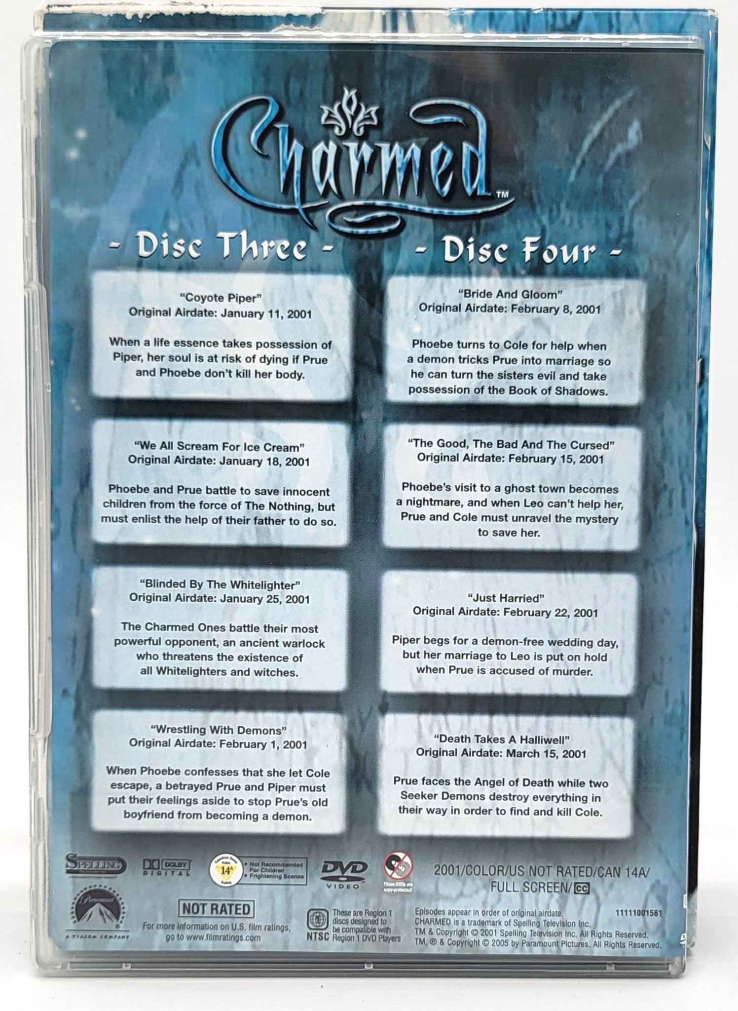 Paramount Pictures Home Entertainment - Charmed | DVD | The Complete Third Season - DVD - Steady Bunny Shop