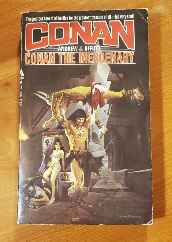 Steady Bunny Shop - Conan The Mercenary - Andrew Offutt - Paperback Book - Steady Bunny Shop