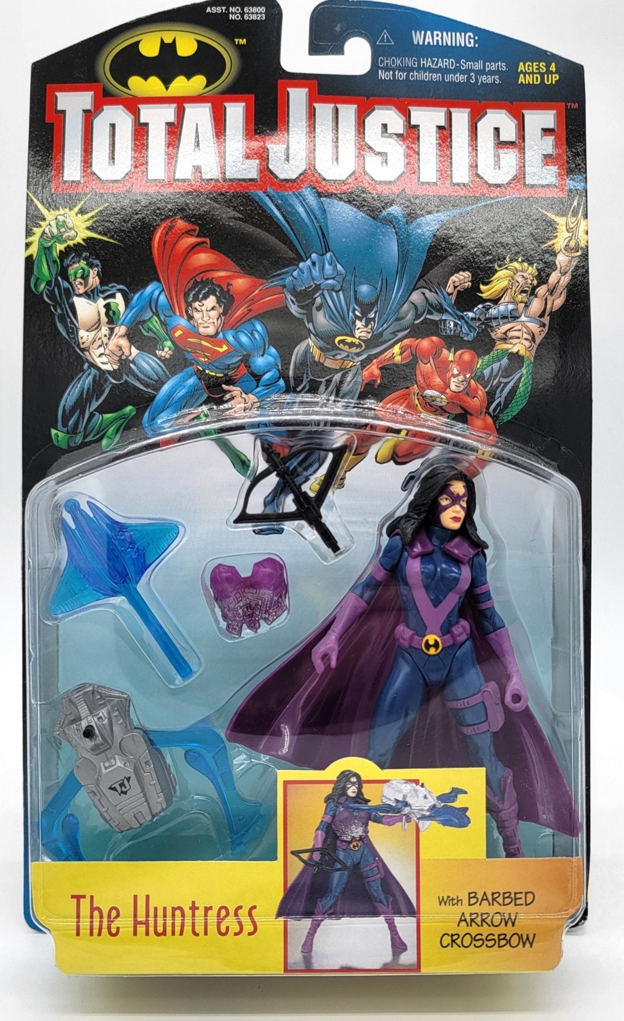 Kenner - DC Comics | Total Justice - The Huntress 1997 | Vintage Action Figure - Action Figures - Steady Bunny Shop
