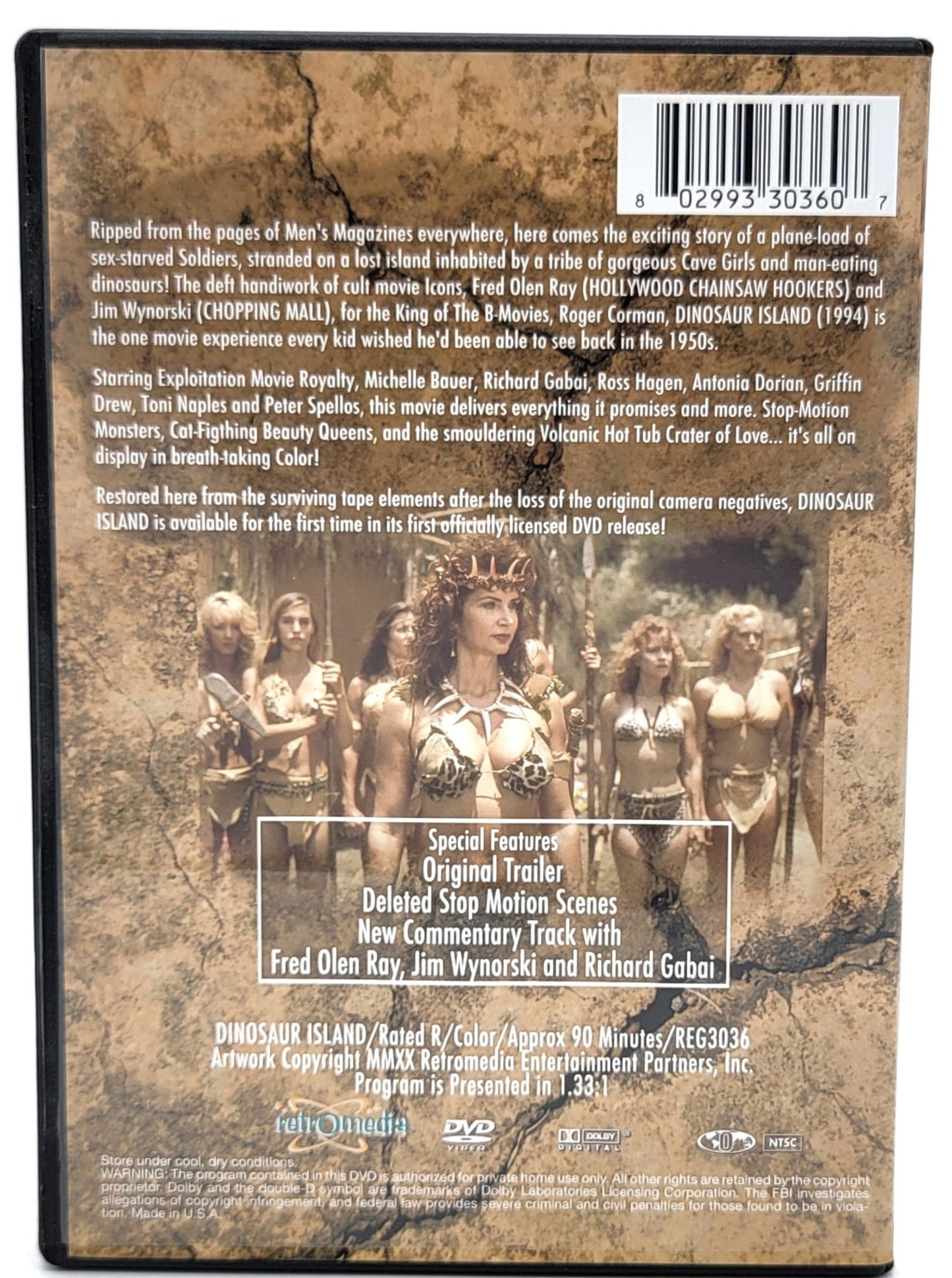 Retromedia Entertainment - Dinosaur Island | DVD | Roger Corman Presents - DVD - Steady Bunny Shop