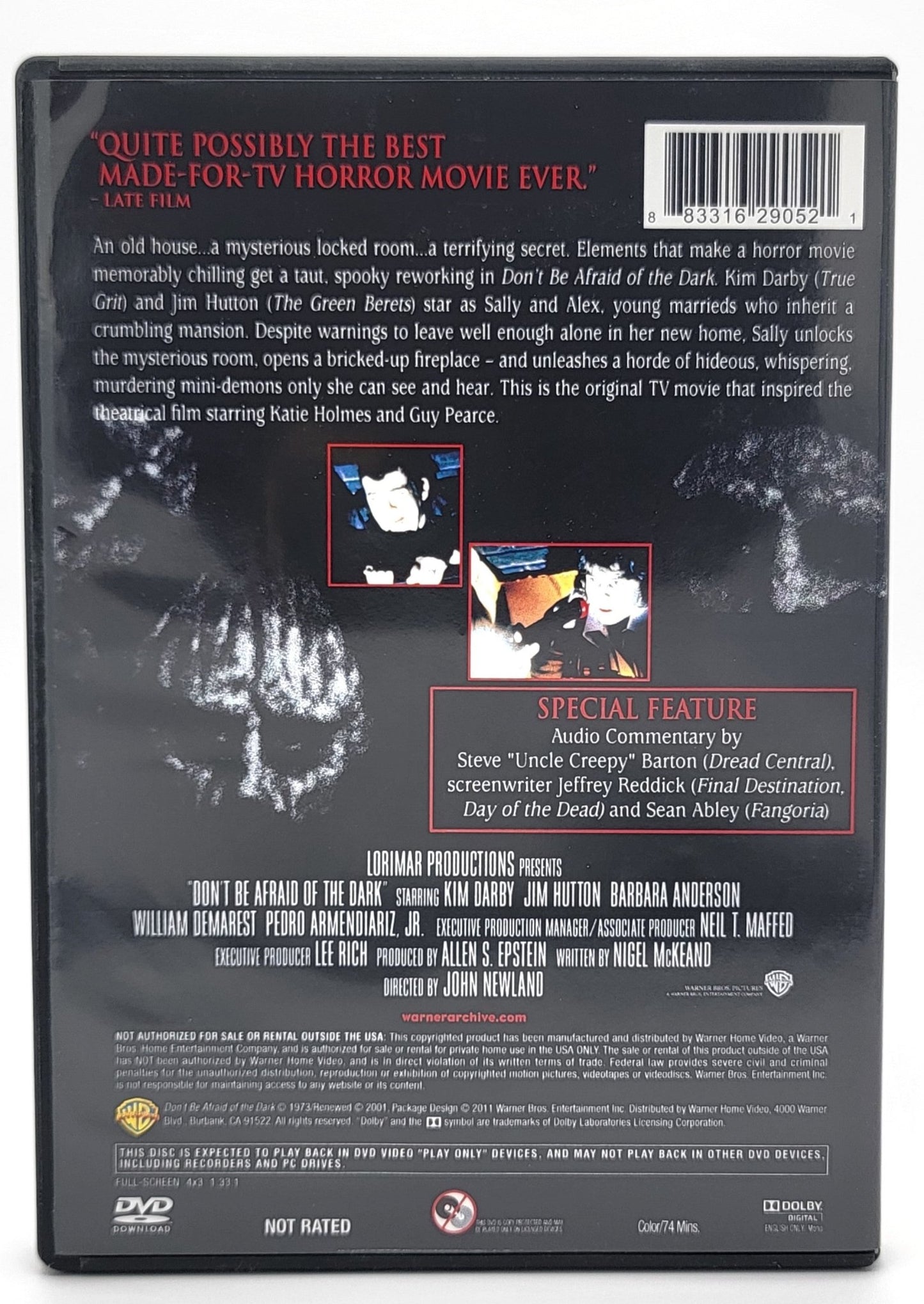 Warner Brothers - Don't Be Afraid of the Dark | DVD | Remastered Special Edition - DVD - Steady Bunny Shop