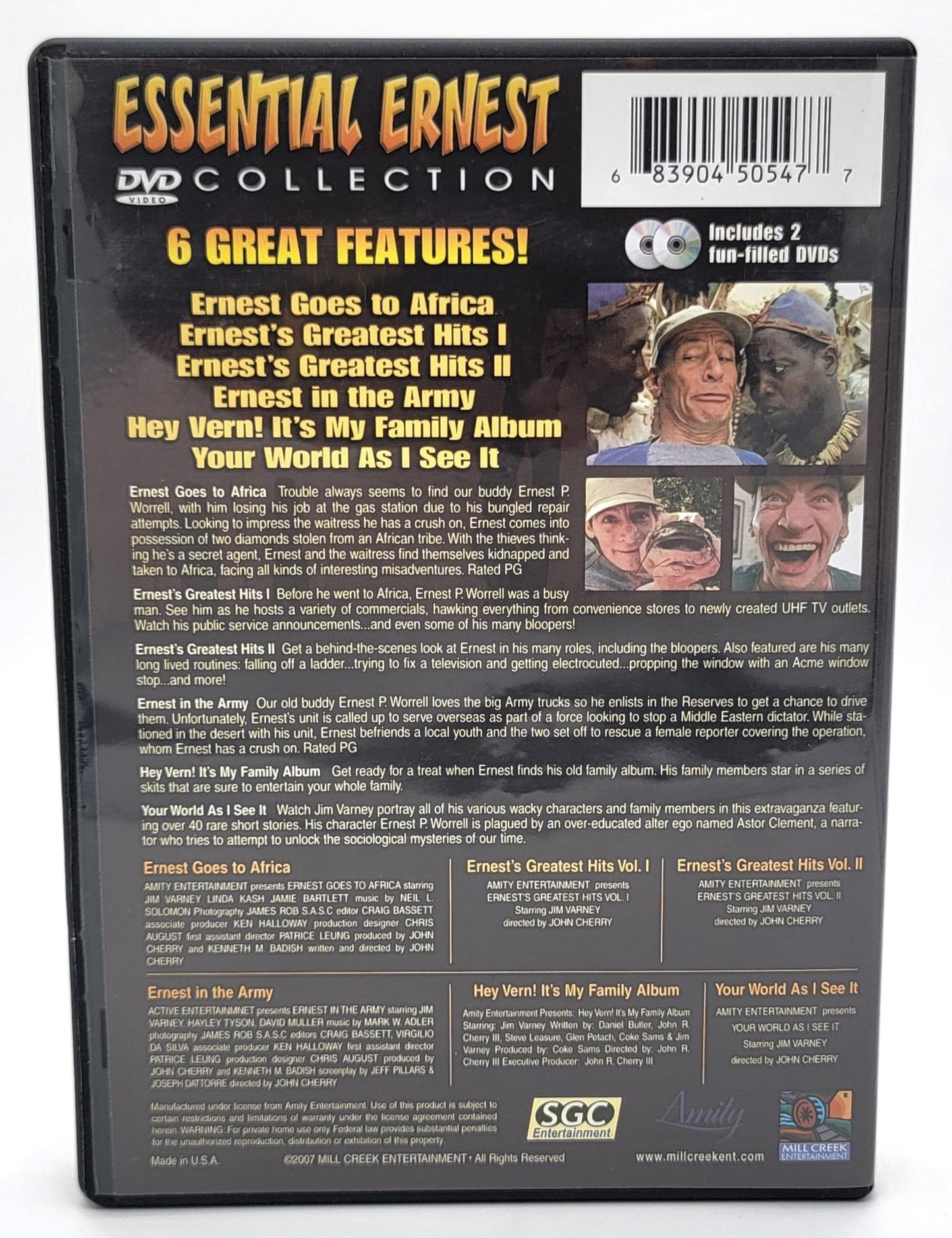 Mill Creek Entertainment - Essential Ernest DVD Collection | 6 Moves -2 Disc set - DVD - Steady Bunny Shop