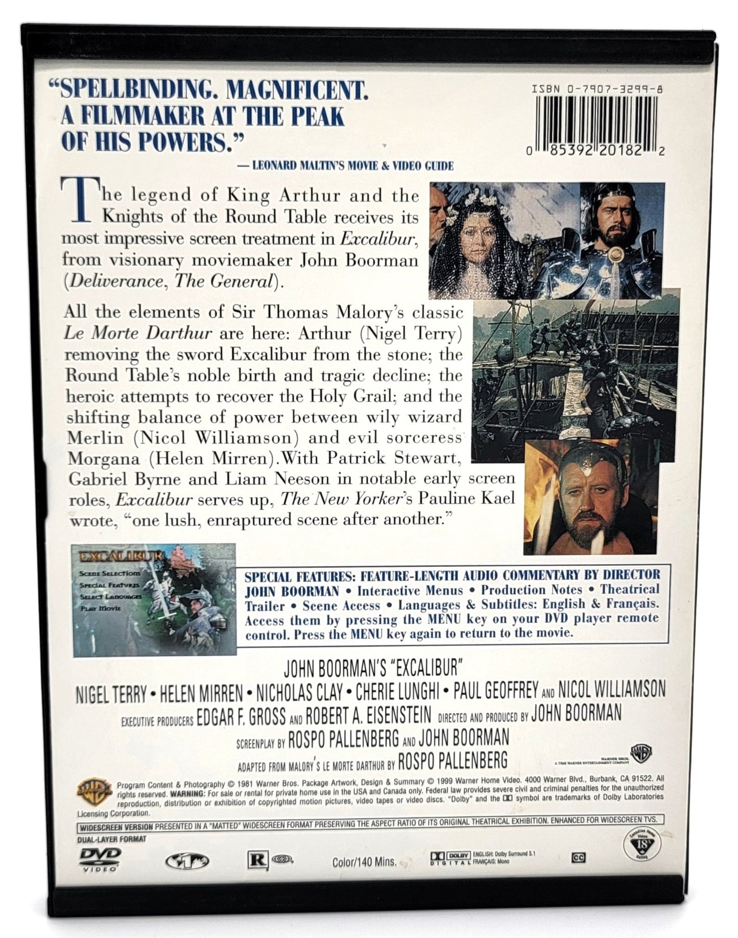 Warner Brothers - Excalibur | DVD | Widescreen - DVD - Steady Bunny Shop