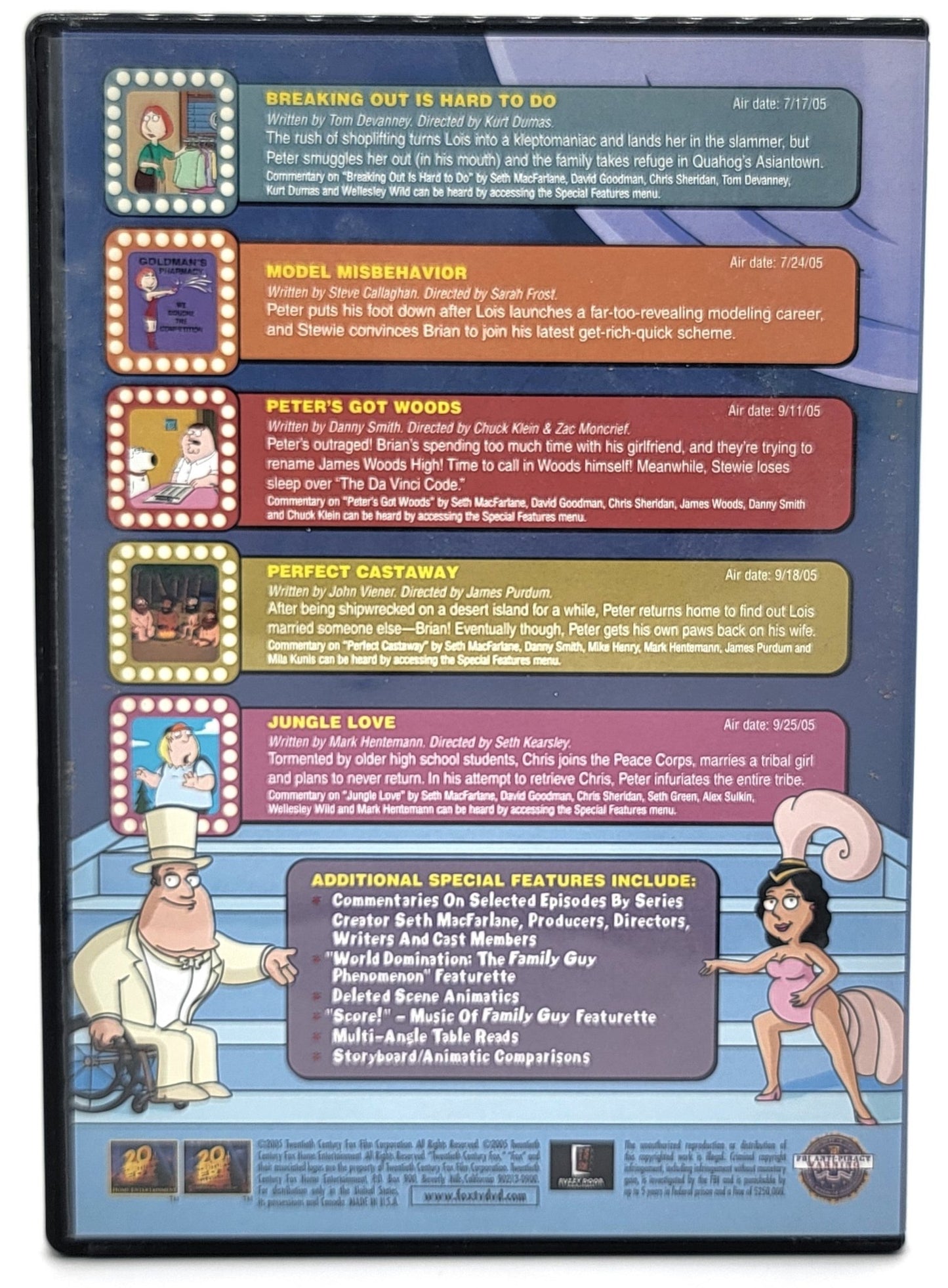 20 Century - Family Guy Season 4 | Blu-ray | 3 Disc set Volume 1-3 - Blu-ray - Steady Bunny Shop