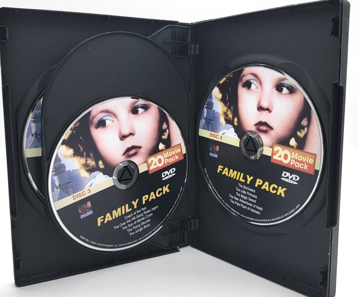 Mill Creek Entertainment - Family Pack | 20 Movie Pack - 4 Digitally Remastered DVD | Classics - DVD - Steady Bunny Shop