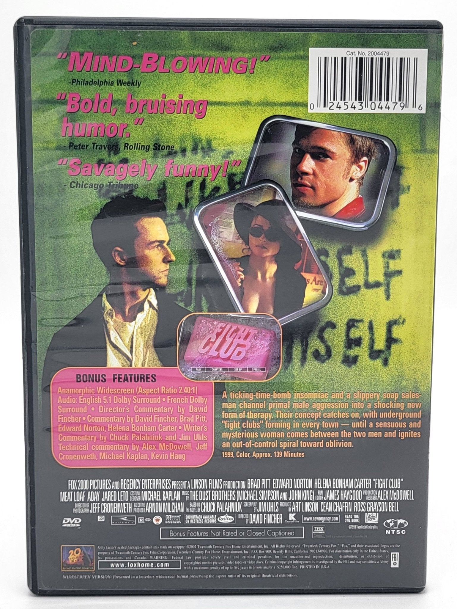 20th Century Fox - Fight Club | DVD | Digitally THX Mastered | Widescreen - DVD - Steady Bunny Shop