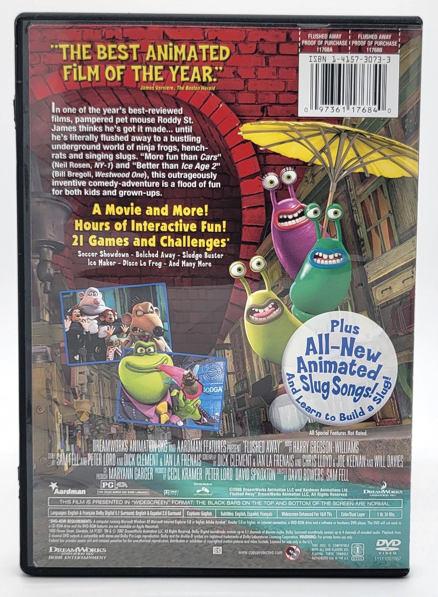 Dreamworks Video - Flushed Away | DVD | Widescreen - DVD - Steady Bunny Shop