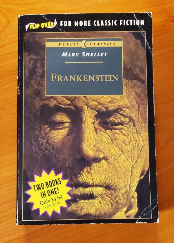 Puffin Books - Frankenstein Dracula Dual Book - Mary Shelley Bram Stoker - Paperback Book - Steady Bunny Shop