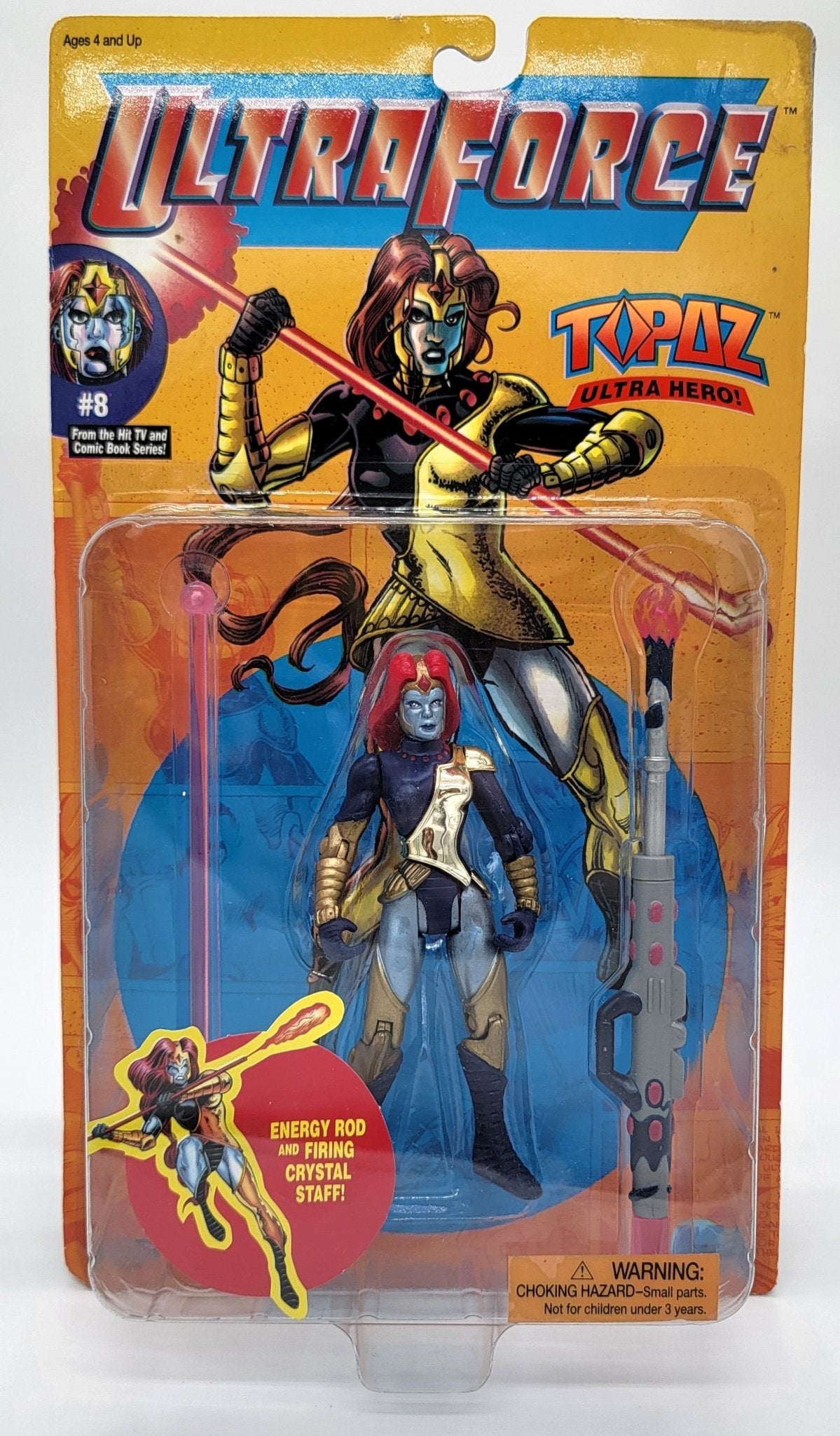 Galoob - Galoob | Ultra Force - Topaz 1995 - Ultra Hero | Vintage Action figure - Action Figures - Steady Bunny Shop