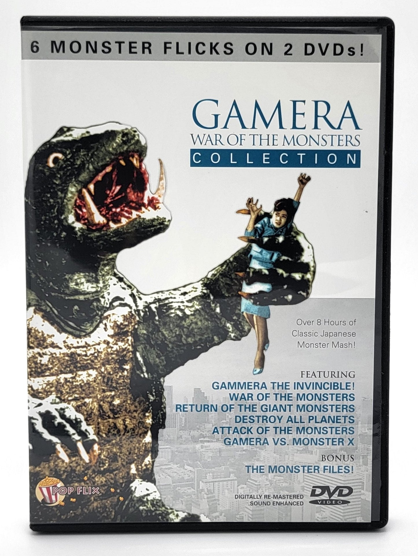 Pop Flicks - Gamera War of the Monsters Collections 2012 | DVD | 6 Monster Flicks on 2 DVD's - DVD - Steady Bunny Shop