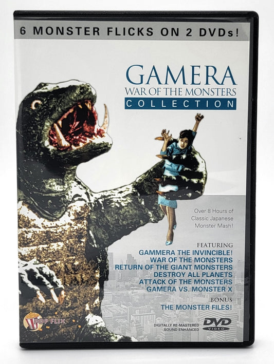 Pop Flicks - Gamera War of the Monsters Collections 2012 | DVD | 6 Monster Flicks on 2 DVD's - DVD - Steady Bunny Shop
