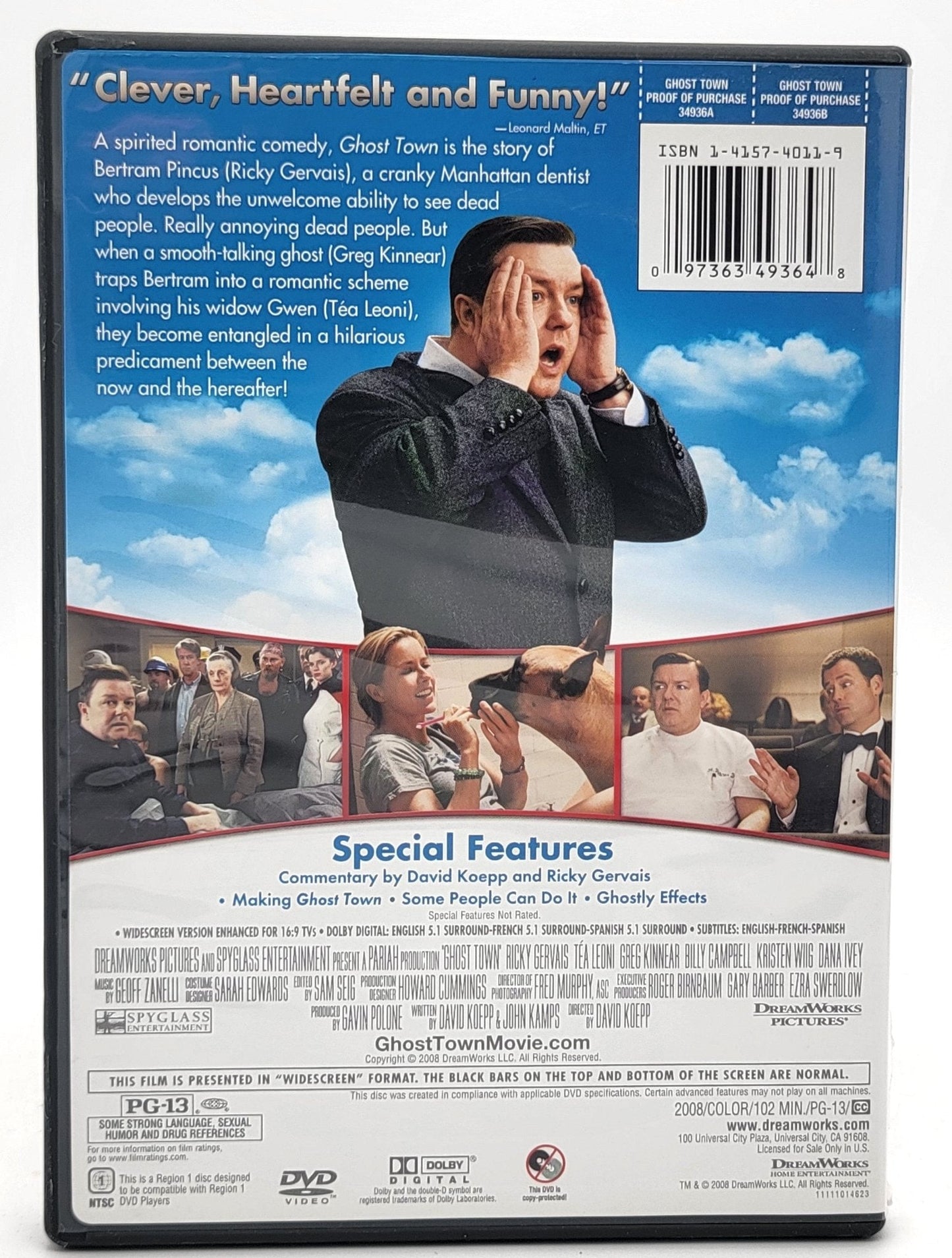 Dreamworks Video - Ghost Town 2008 | DVD | Widescreen - DVD - Steady Bunny Shop