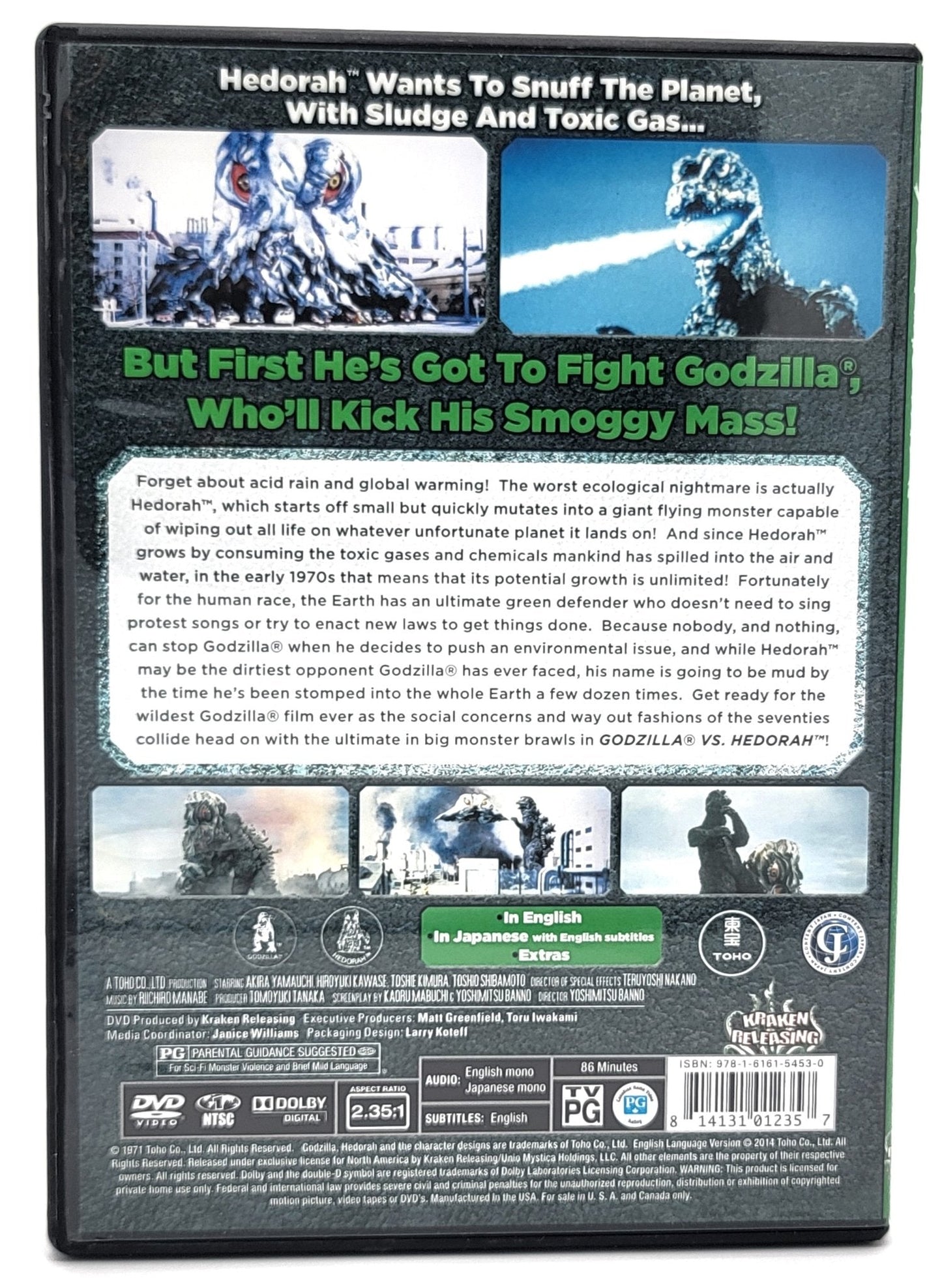 Section 23 - Godzilla Vs The Smog Monster! 1971 | DVD | Godzilla VS. Hedorah - DVD - Steady Bunny Shop
