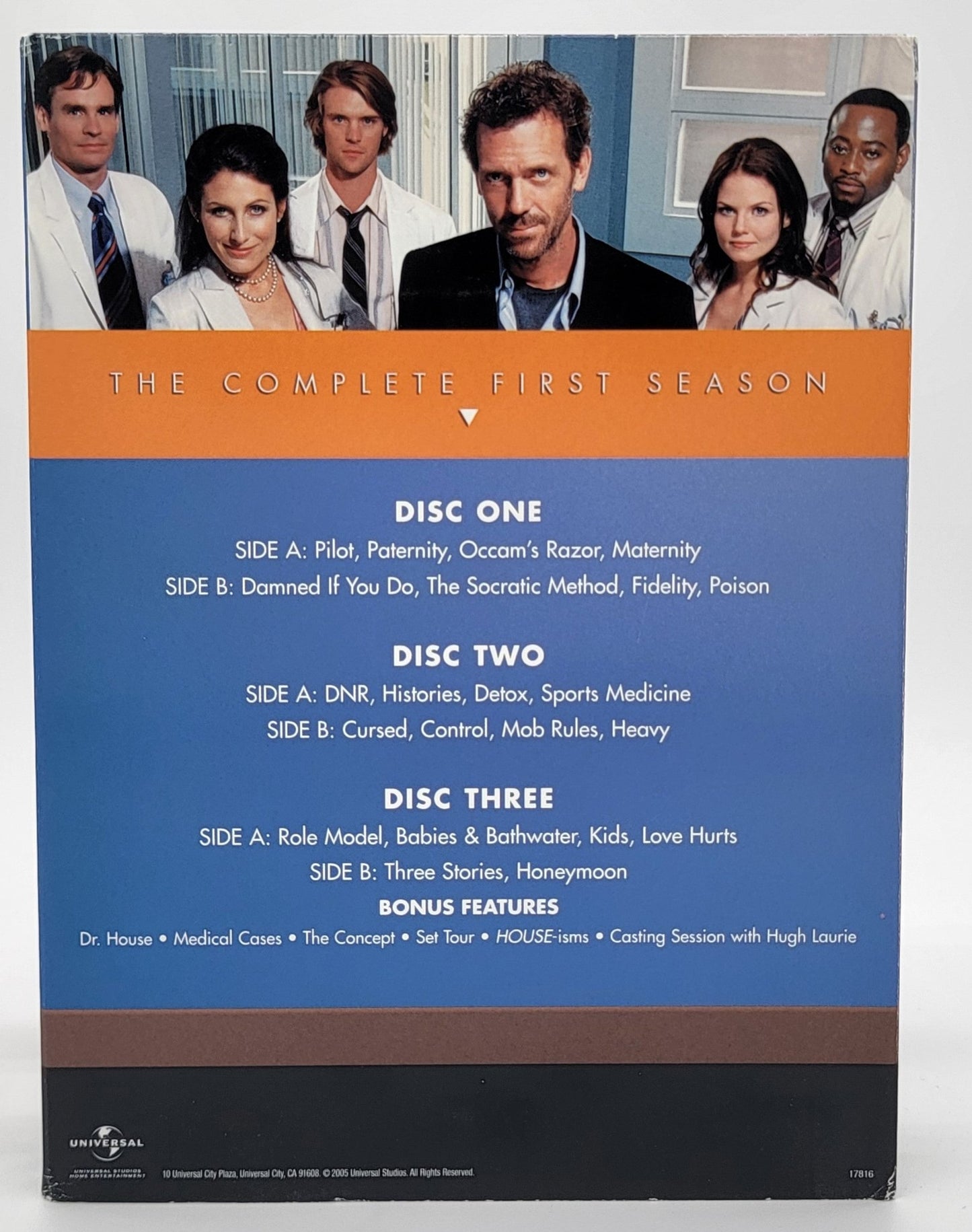  Universal Pictures Home Entertainment - House M.D. Complete First Season | DVD | Season 1 - DVD - Steady Bunny Shop