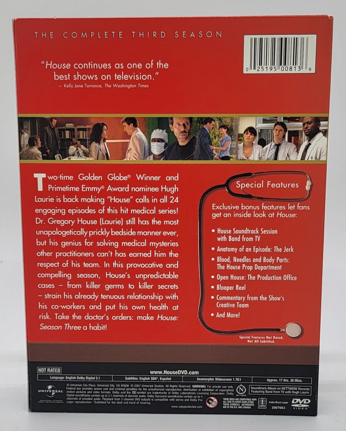 Universal Pictures Home Entertainment - House M.D. - Season Three | DVD | Box Set - DVD - Steady Bunny Shop