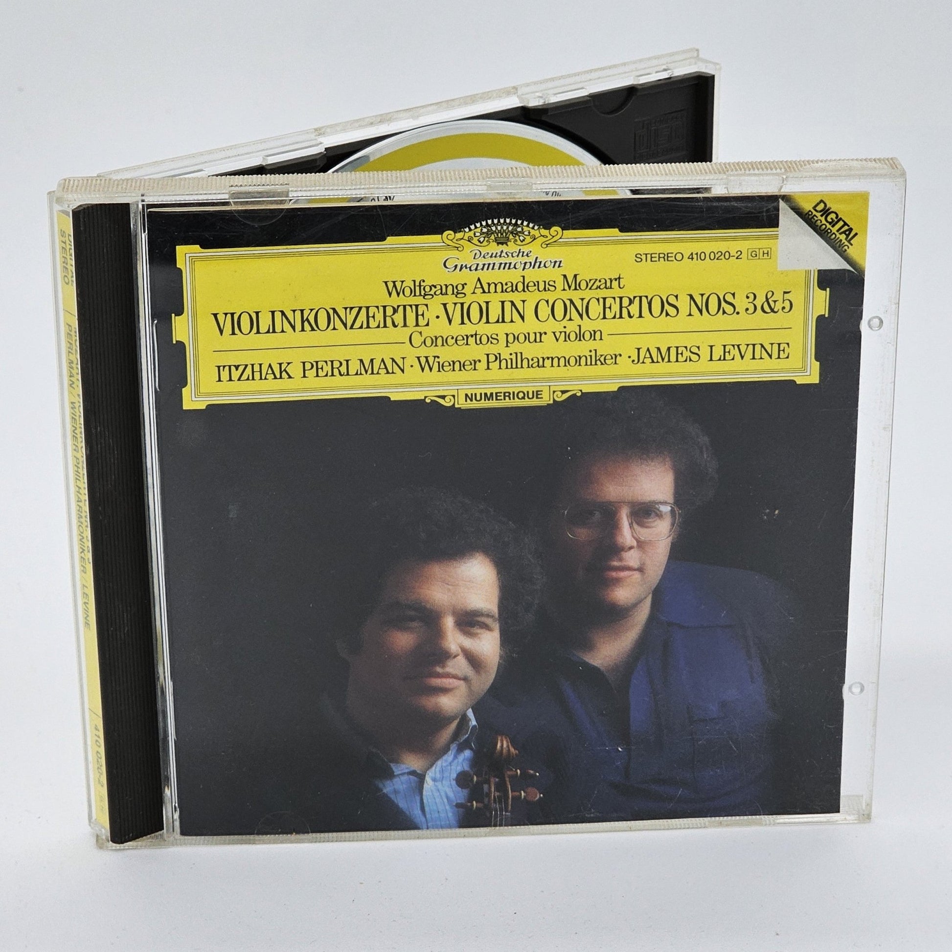 Deutsche Grammophon - Itzhak Perlman | Wolfgang Amadeus Mozart Violinkonzerte - Violin Concertos No. 3&5 | CD - Compact Disc - Steady Bunny Shop