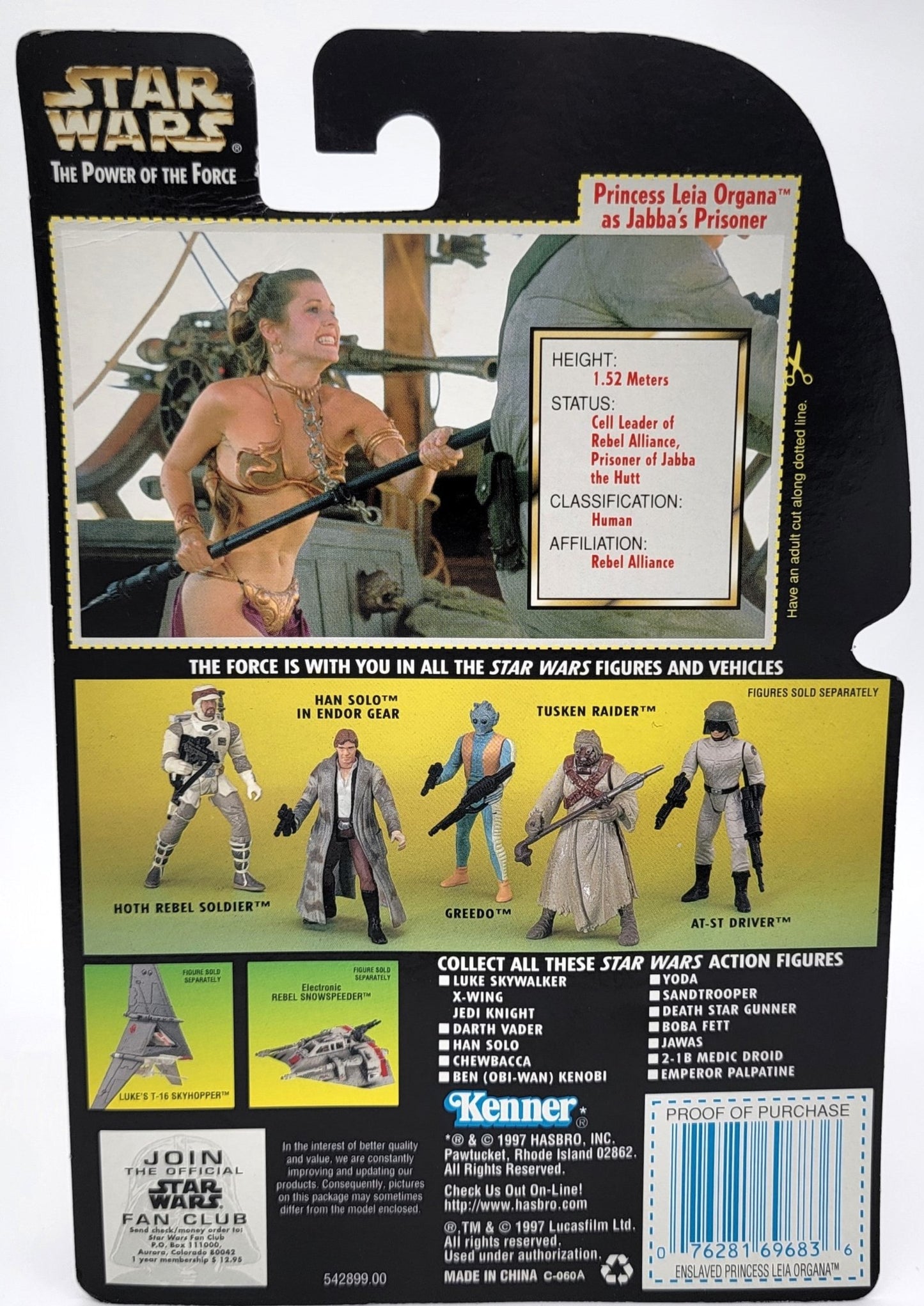 Kenner - Kenner | Star Wars - Princess Leia Organa as Jabb's Prisoner 1997 | Vintage Action Figure - Action Figures - Steady Bunny Shop