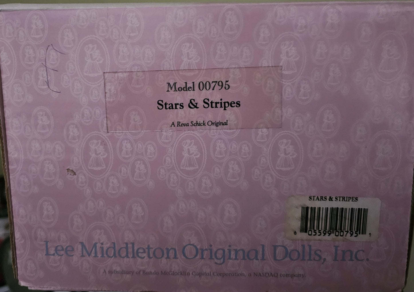 Lee Middleton Original Dolls, Inc - Lee Middleton Original Dolls | Artist Studio | Model 00795 Stars & Stripes | Vinyl Doll - Vinyl Doll - Steady Bunny Shop