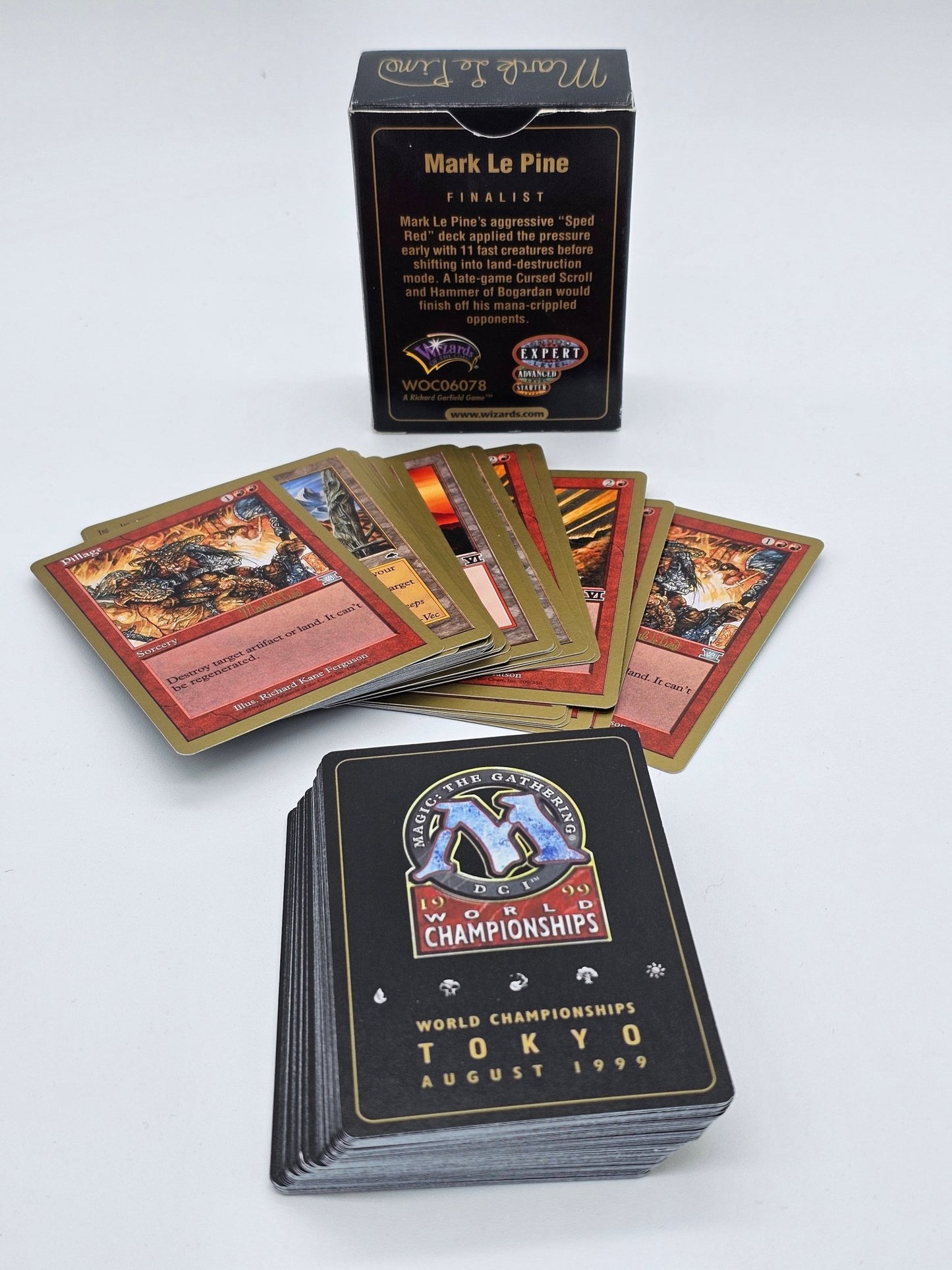 Wizards Of The Coast - Magic The Gathering | Mark Le Pine World Championship Deck 1999 | Complete - Collectible Card Game - Steady Bunny Shop