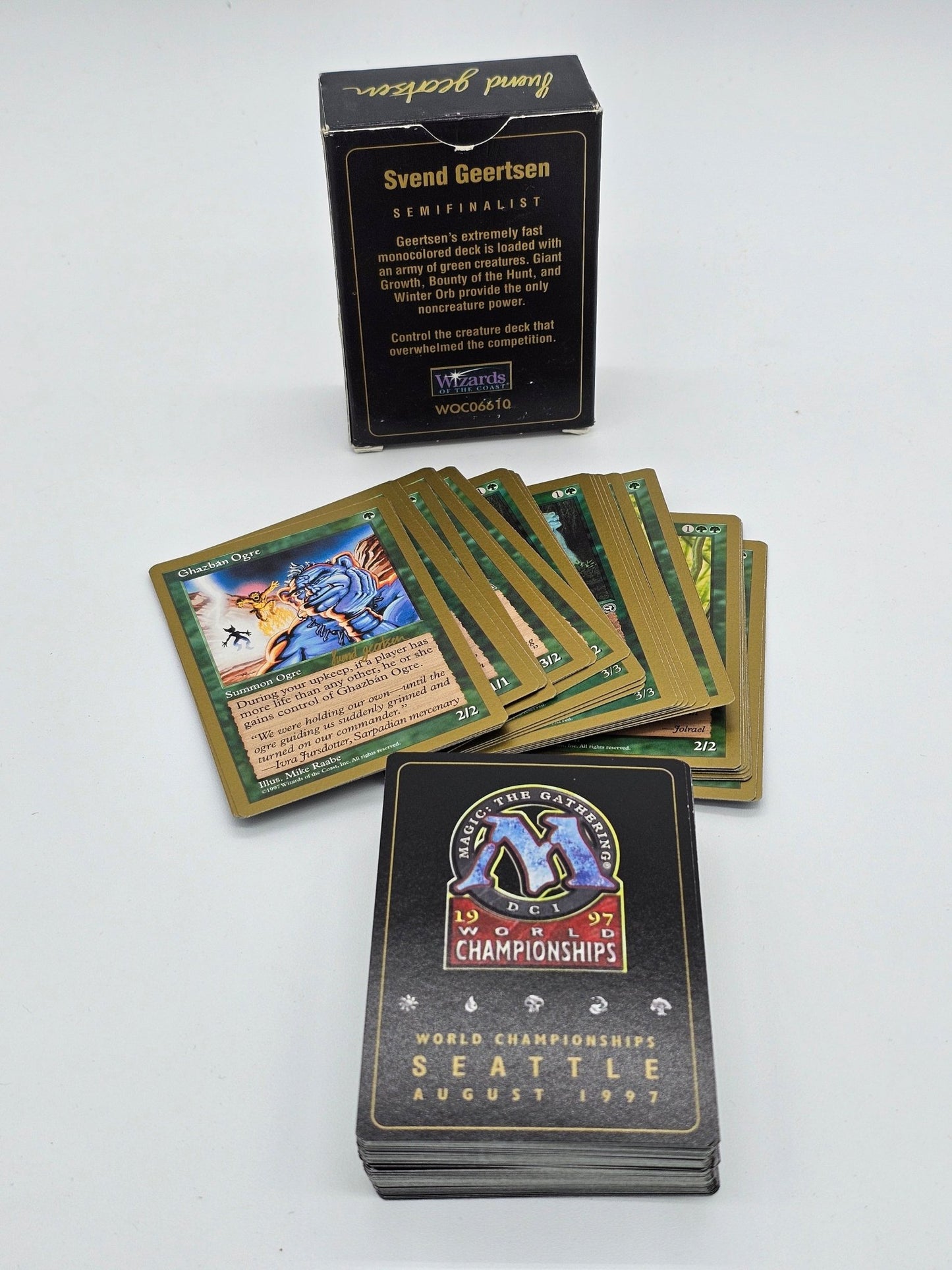 Wizards Of The Coast - Magic The Gathering | Svend Geertsen World Championship Deck 1997 | Complete - Collectible Card Game - Steady Bunny Shop