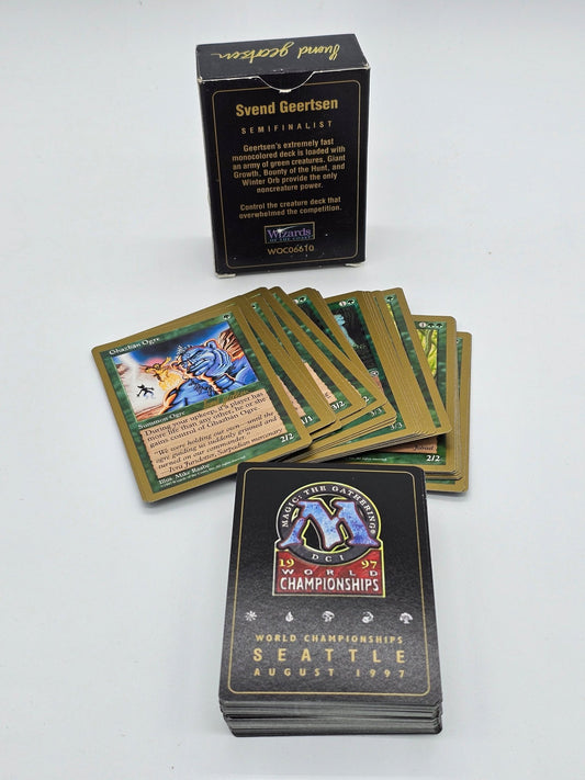 Wizards Of The Coast - Magic The Gathering | Svend Geertsen World Championship Deck 1997 | Complete - Collectible Card Game - Steady Bunny Shop