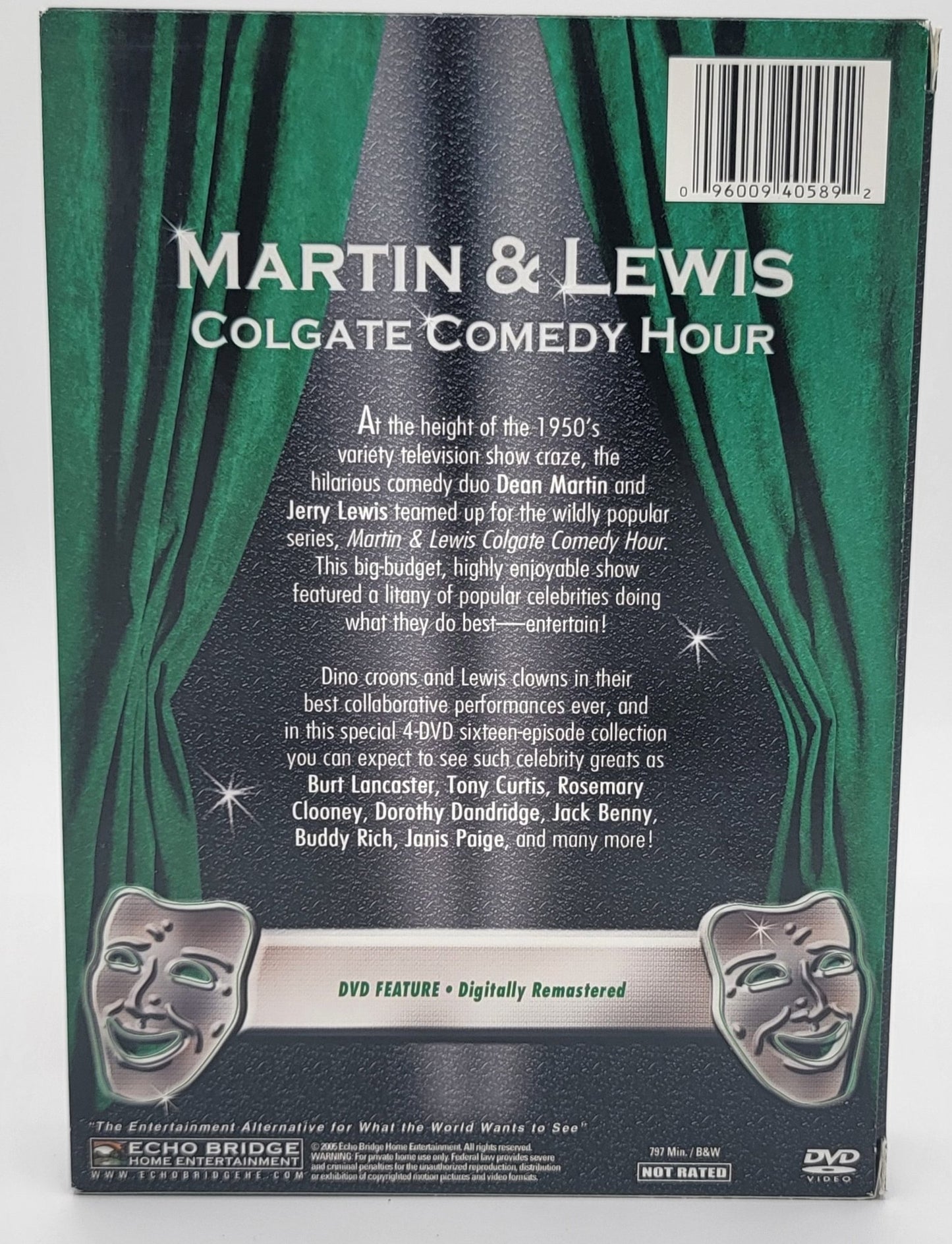 Echo Bridge Home Entertainment - Martin & Lewis Colgate Comedy Hour | DVD | 16 Classic Episodes 4 DVD Videos - DVD - Steady Bunny Shop