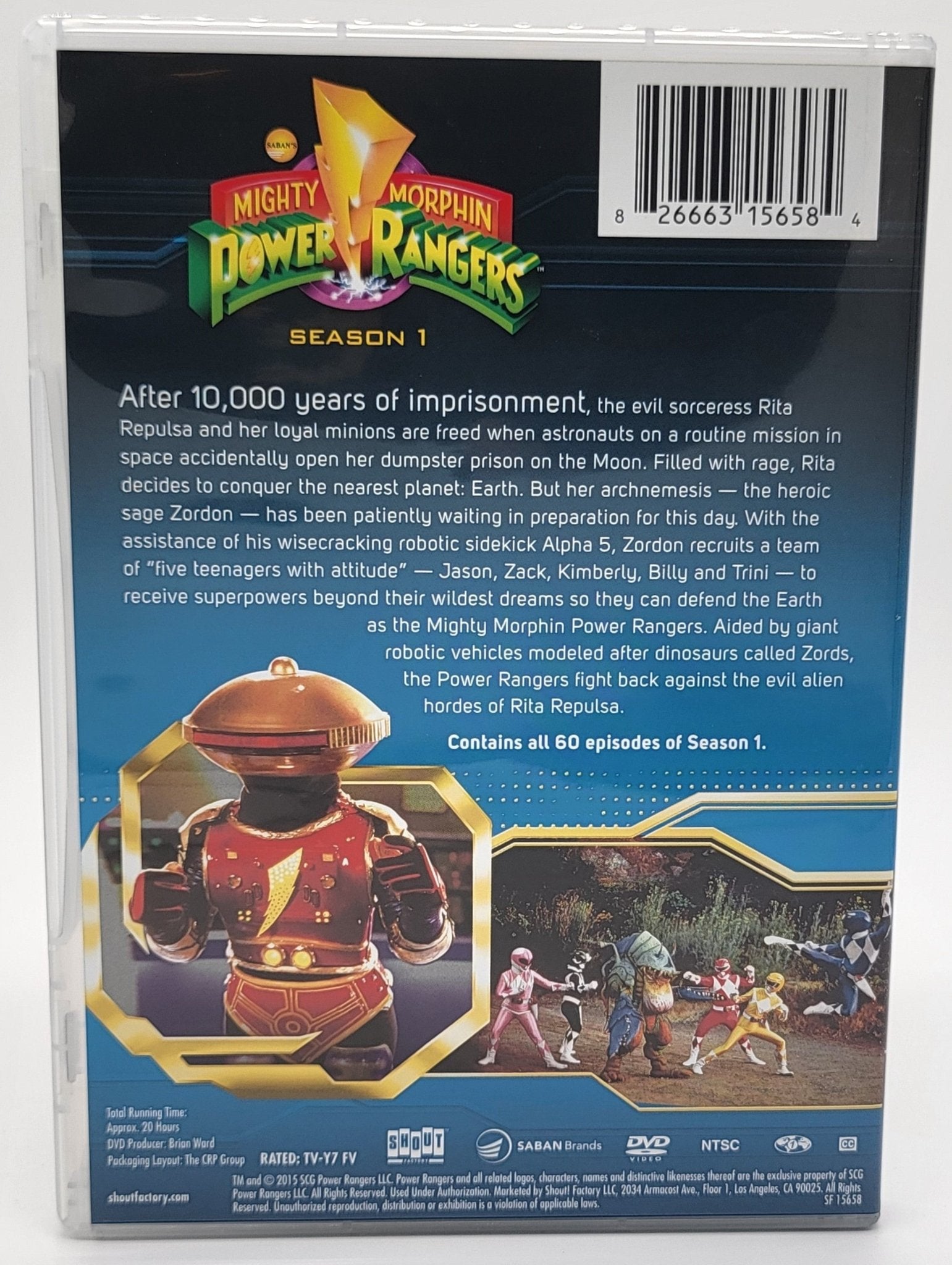 Shout Factory - Mighty Morphing Power Rangers | DVD | The Complete Series - DVD - Steady Bunny Shop