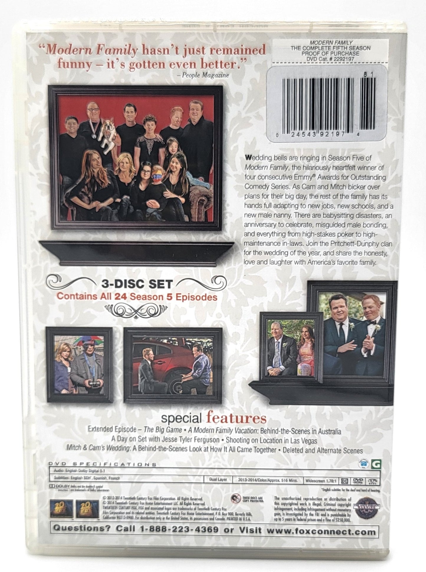 20th Century Fox - Modern Family - Season 5 | DVD | Widescreen - Complete 5th Season - 3 Disc Set - DVD - Steady Bunny Shop