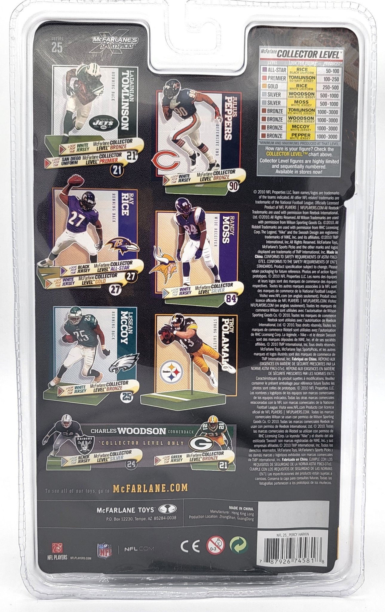 NFL Players - NFL Players | NFL Series 25 Percy Harvin action figure | Action Figure - Action Figures - Steady Bunny Shop